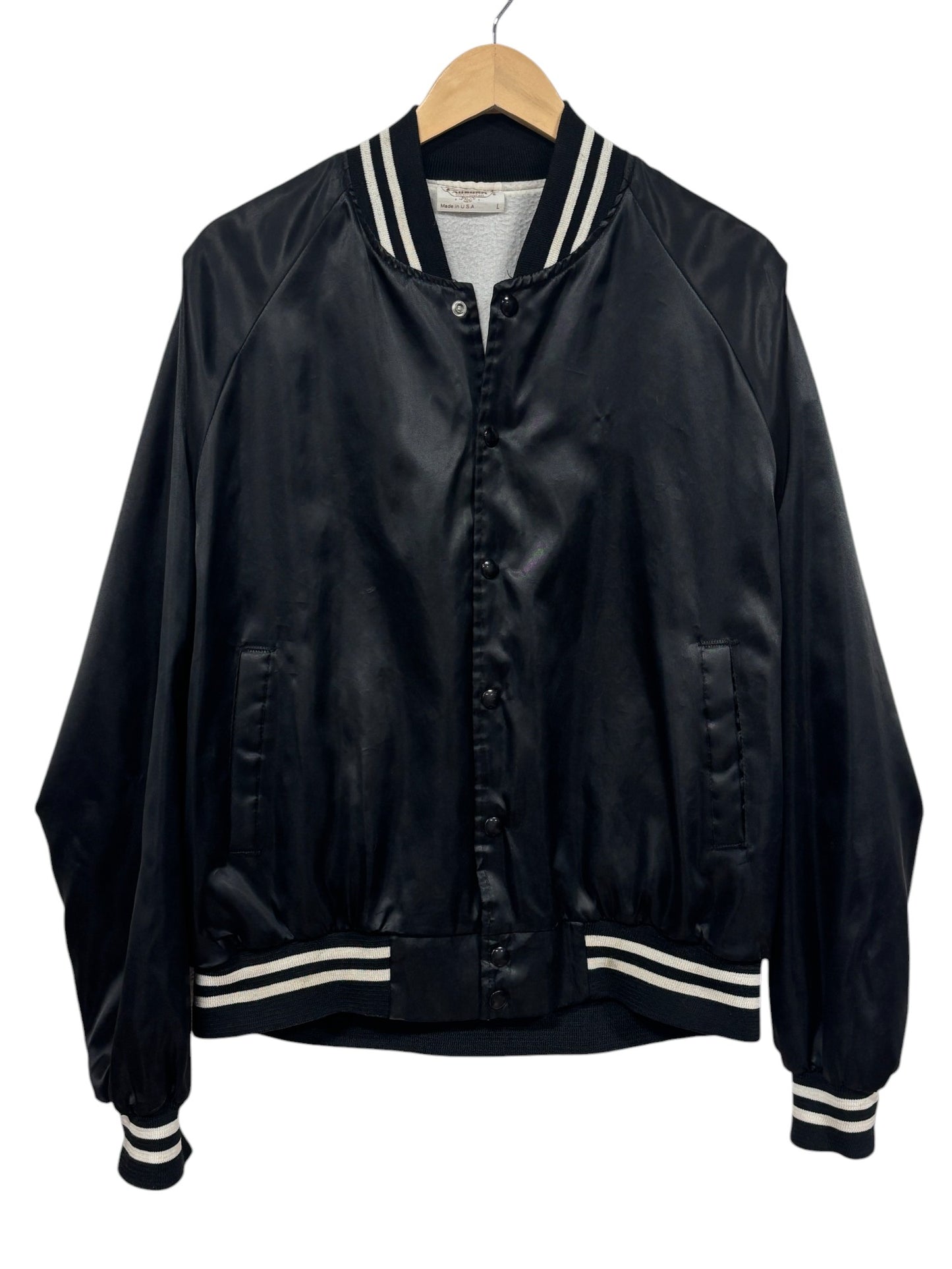 Vintage 90's Black Hills Speedway South Dakota Satin Jacket Size Large