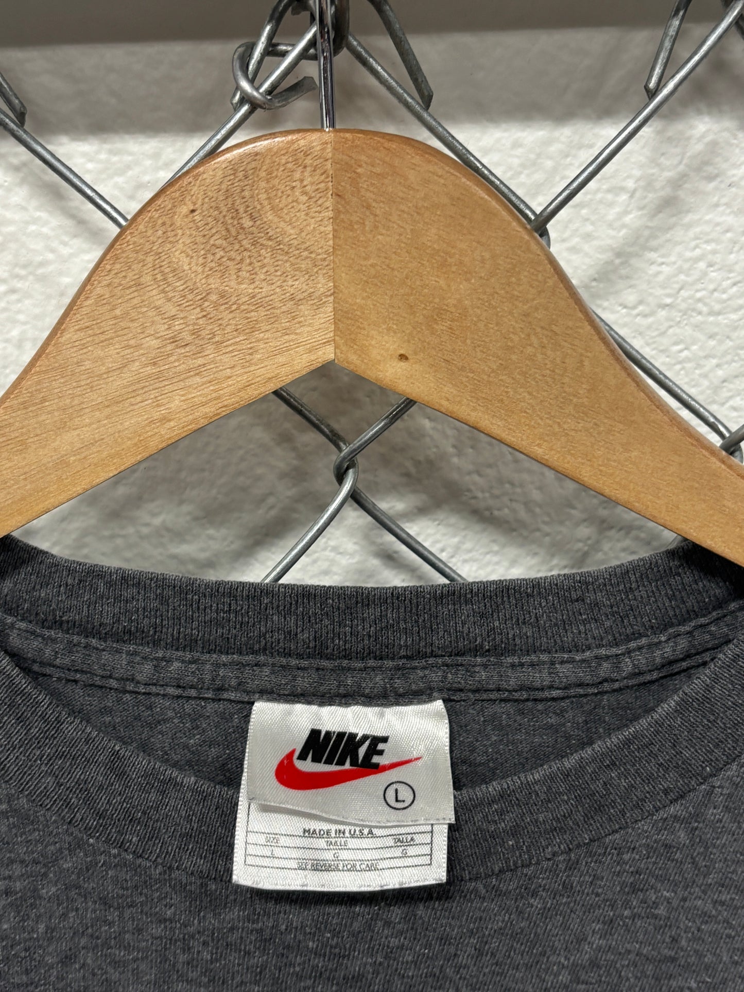 Vintage 90's Nike Big Swoosh Made in USA Graphic Tee Size Large