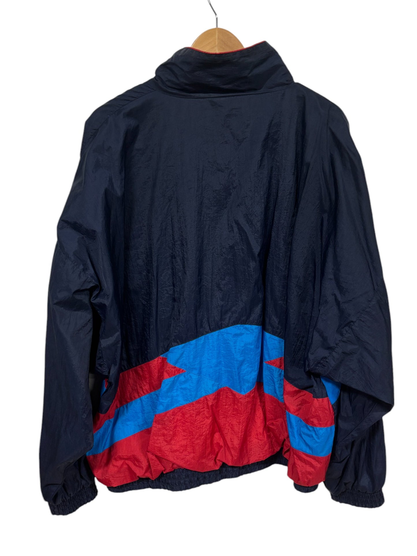 Vintage 90's Spalding Color Block Windbreaker Jacket Size 3XL