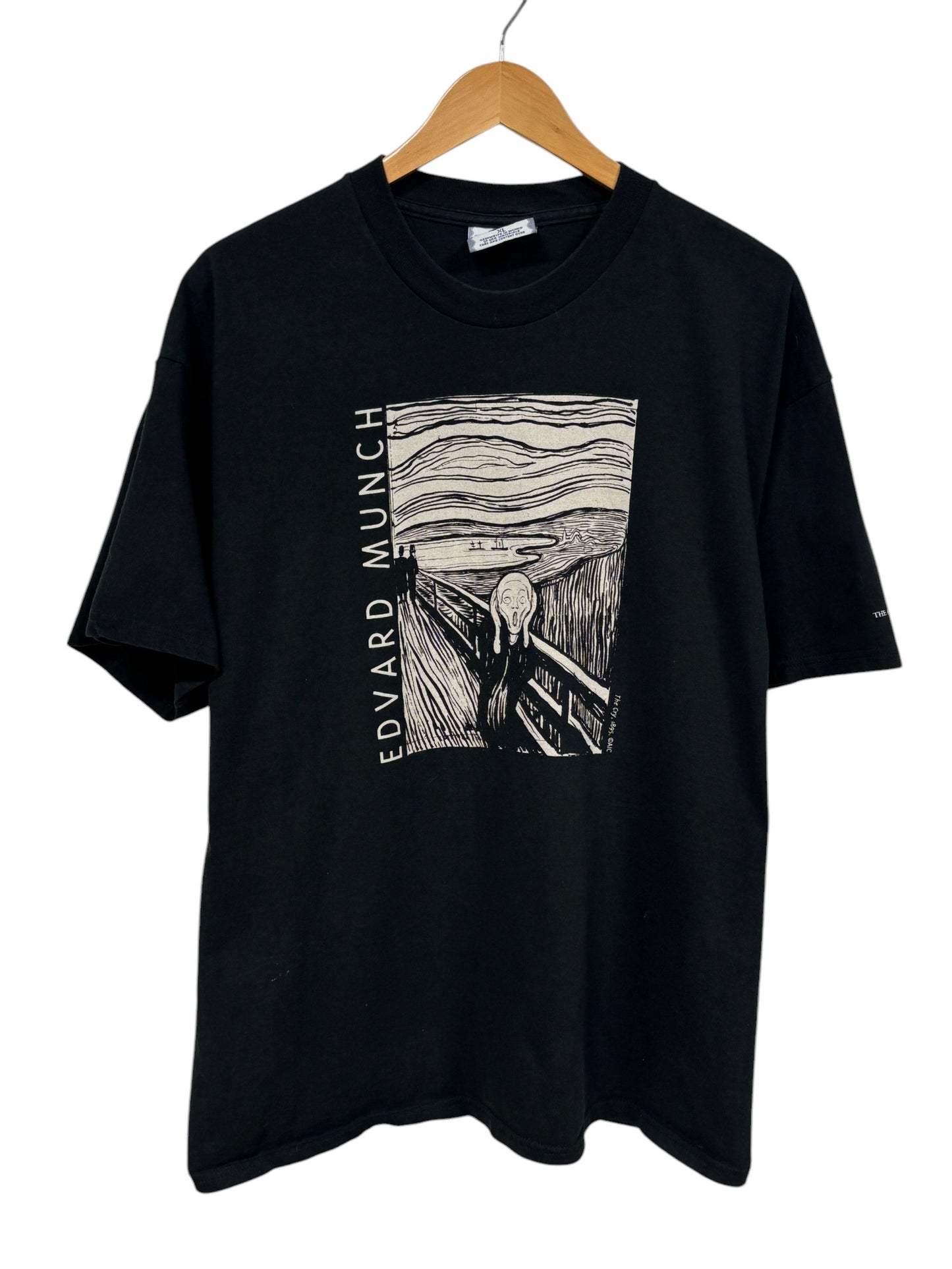 Vintage Edvard Munch Van Gogh The Cry Painting Graphic Art Tee Size XL