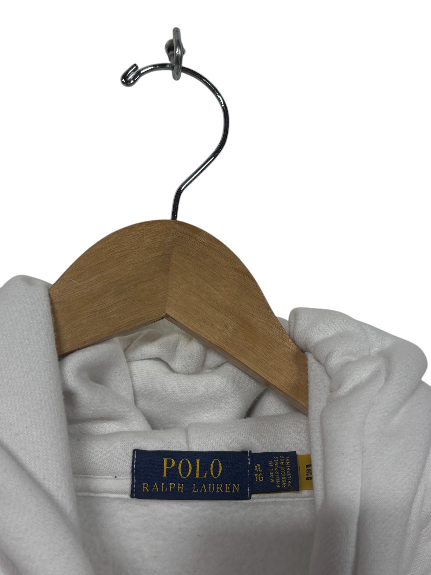 Polo Ralph Lauren RL-93 Polo Bear White Hoodie Size XL