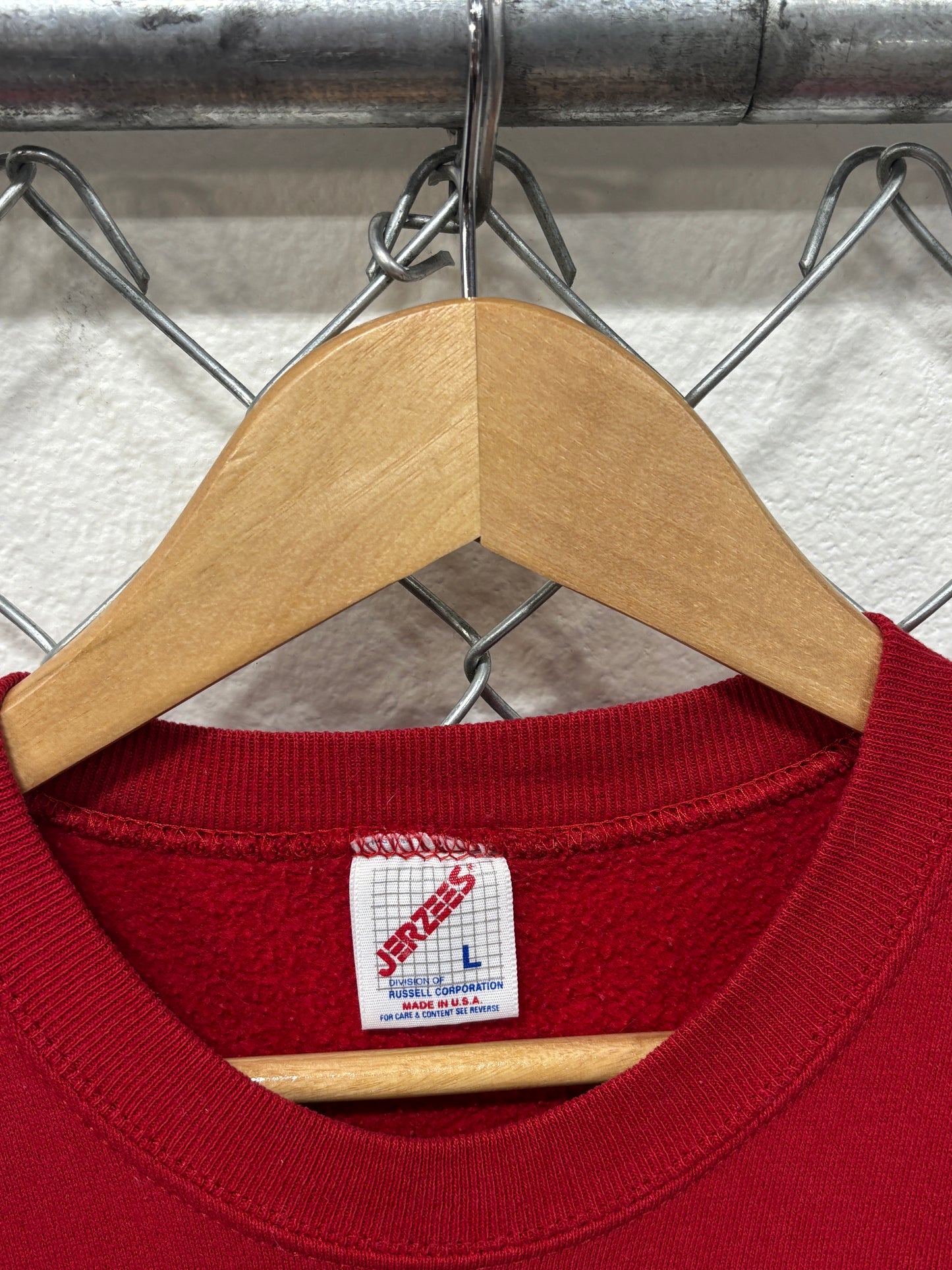 Vintage 90's Racoon Art Nature Crewneck Sweater Size Large