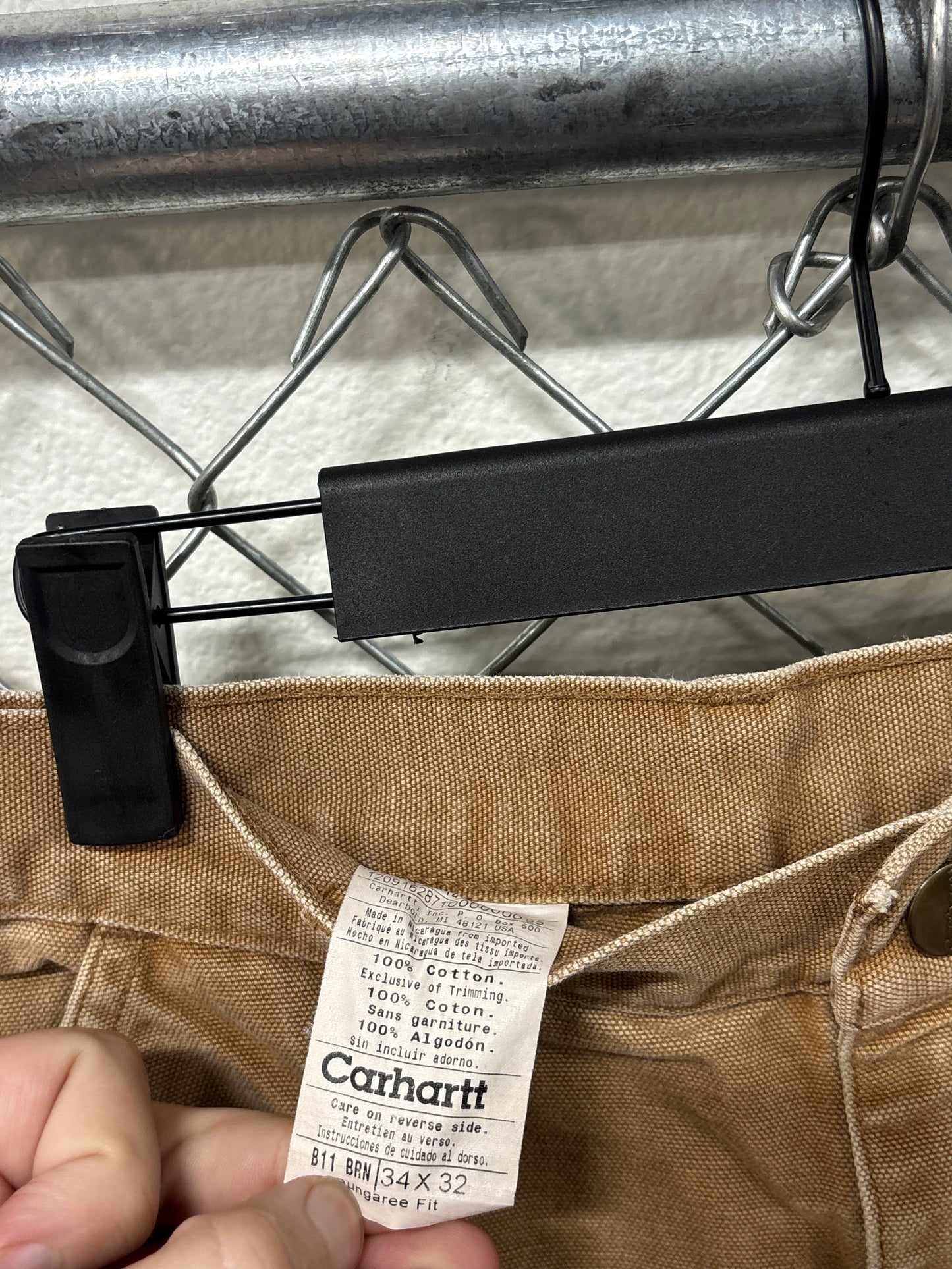 Vintage Carhartt Brown Carpenter Pants Size 34x30