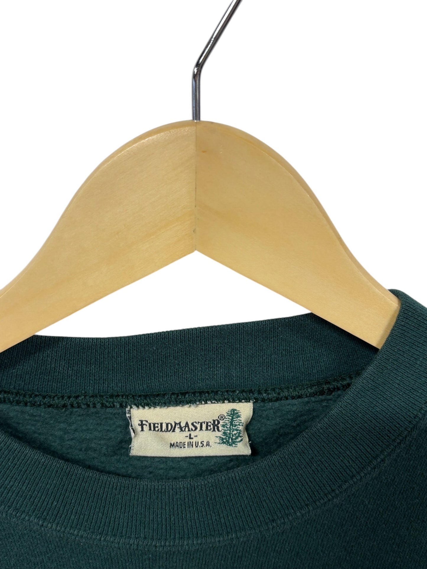 Vintage 90's Fieldmaster Elk Nature Graphic Crewneck Sweater Size Large