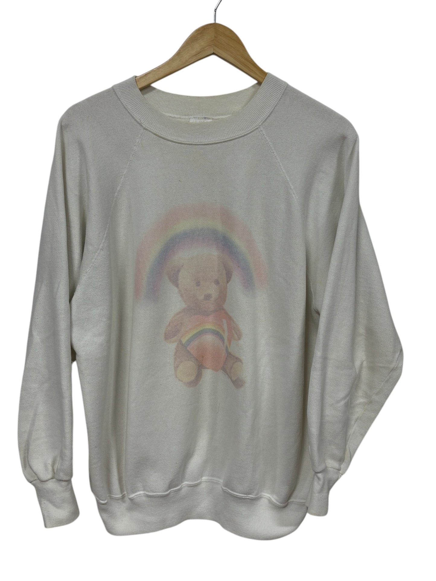 Vintage 80's Teddy Bear Graphic Crewneck Sweater Size XL