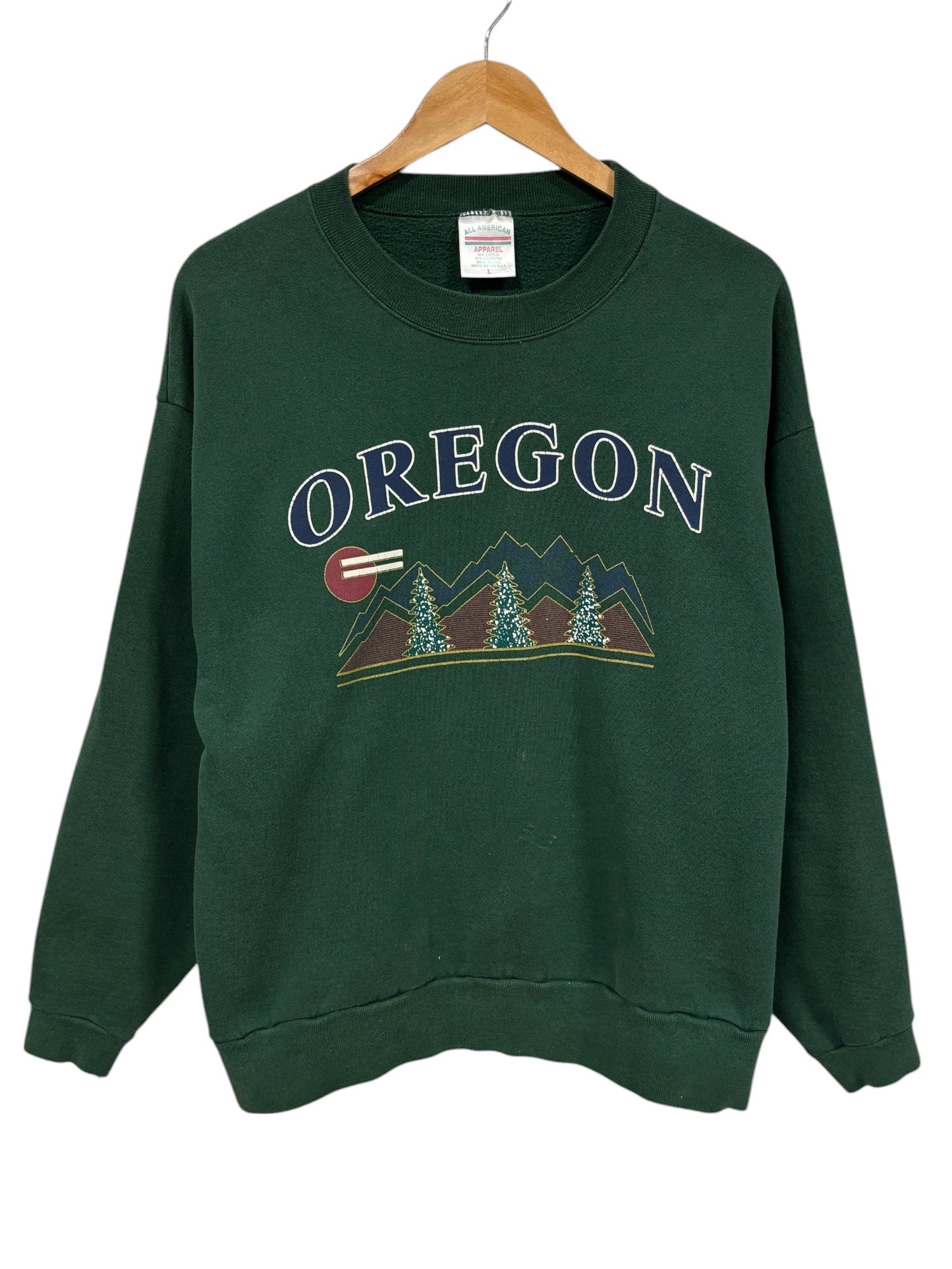 Vintage 90's Oregon Nature Crewneck Sweater Size Large