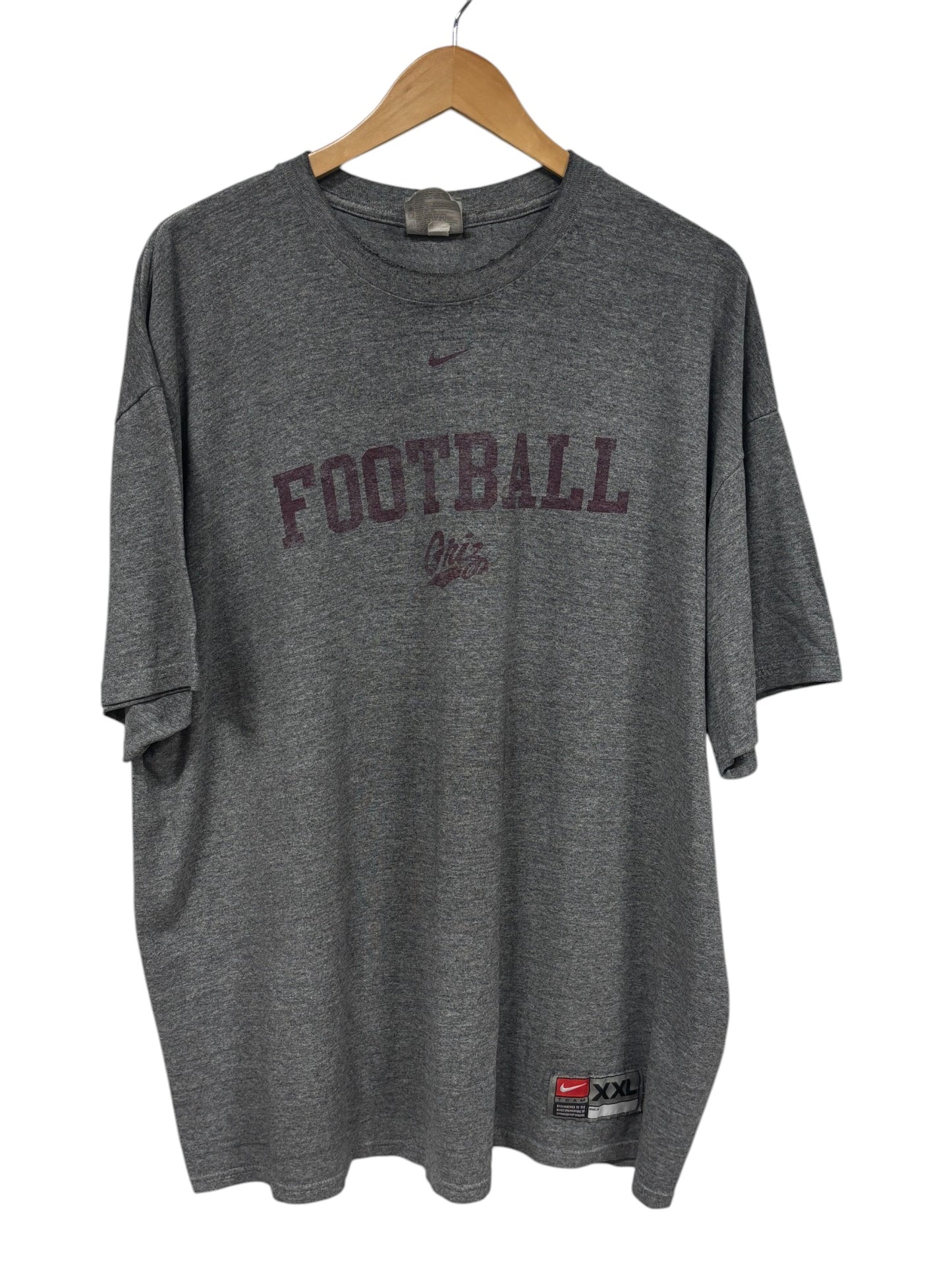 Vintage 00's Nike University of Montana Grizzlies Football Swoosh Tee Size XXL
