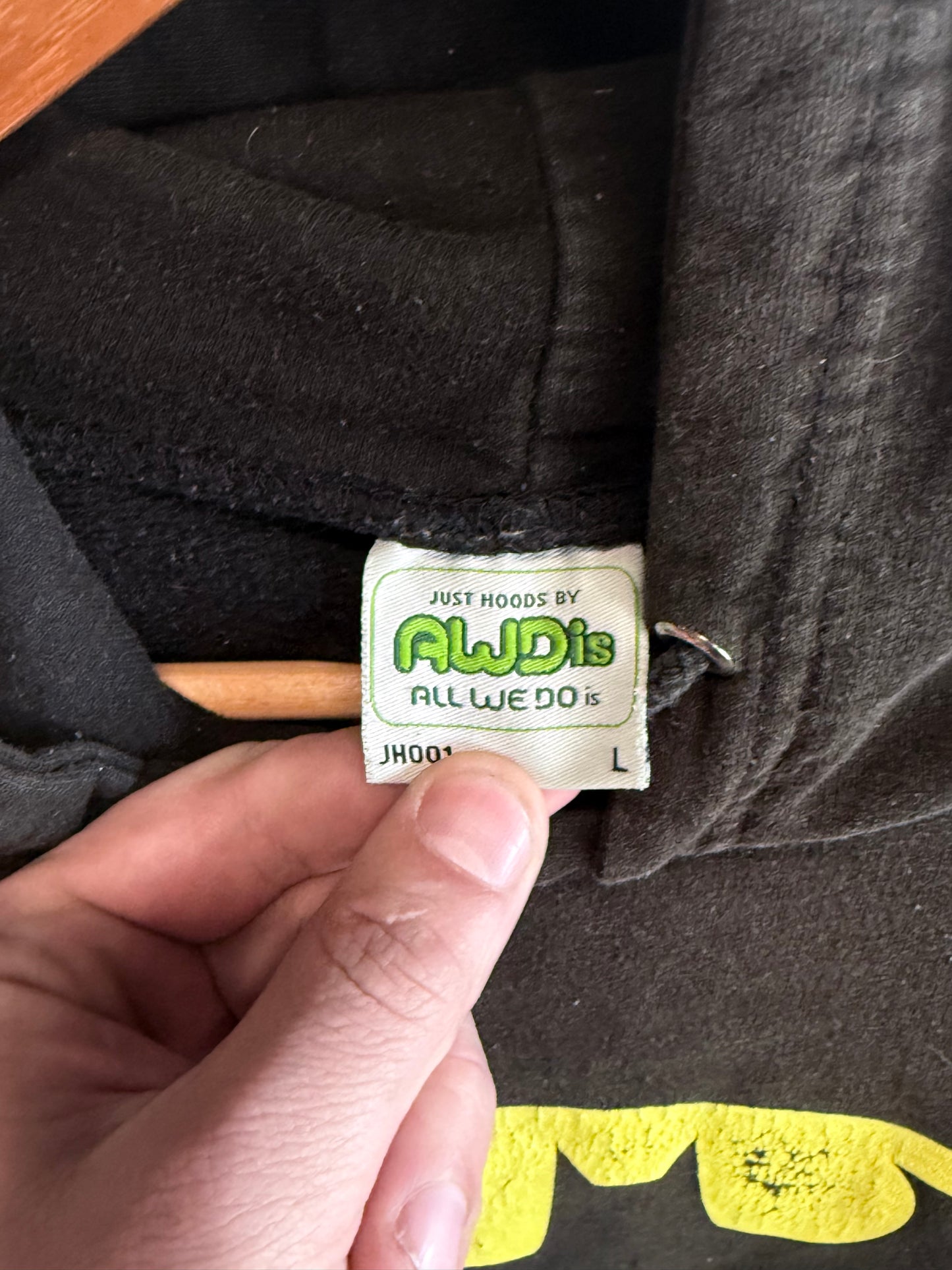 Vintage Y2K Batman Comic Book Logo Hoodie Size Large