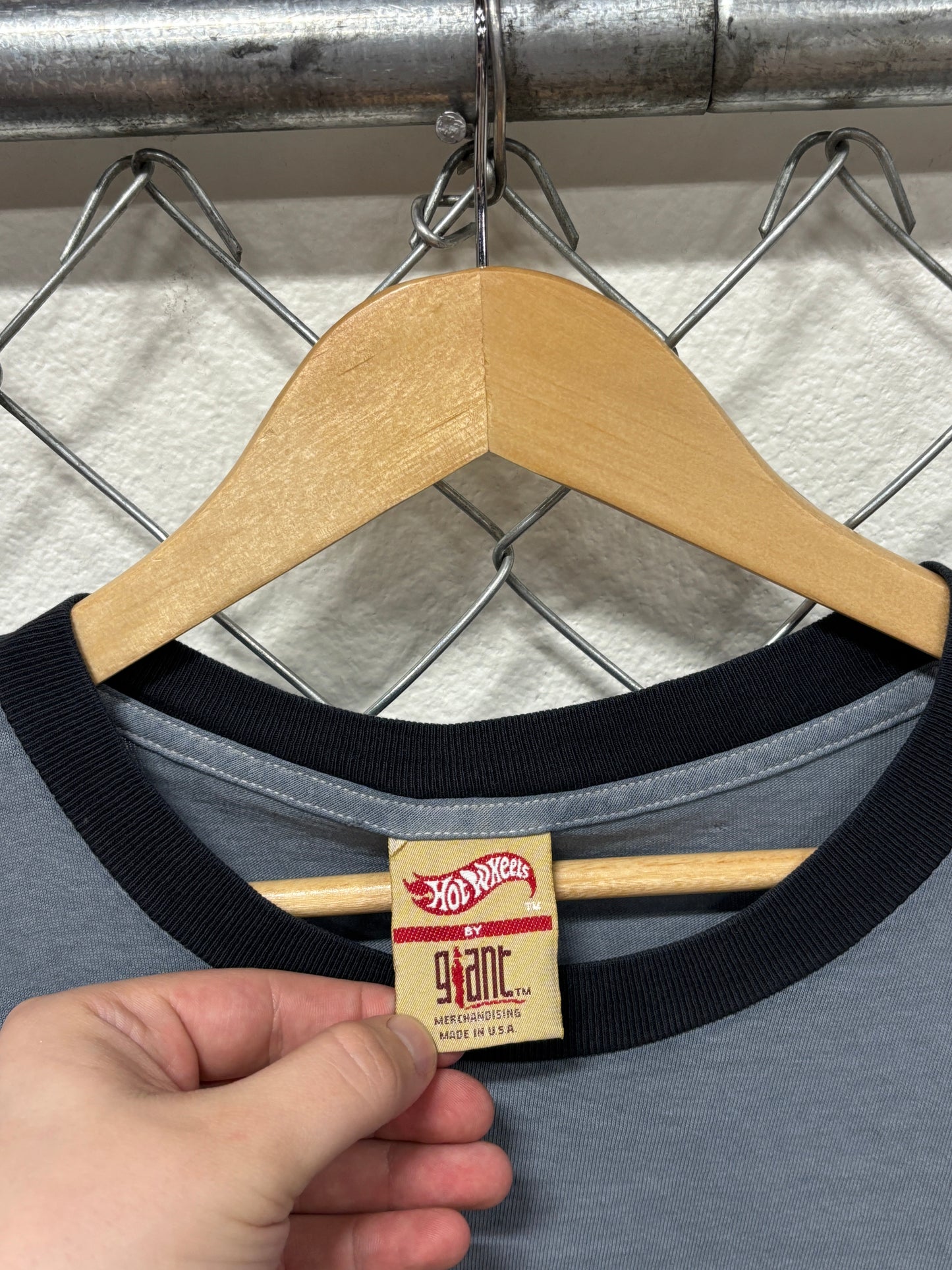 Vintage 90's Giant Hotwheels Thrashed Hand Dyed Graphic Tee Size XL