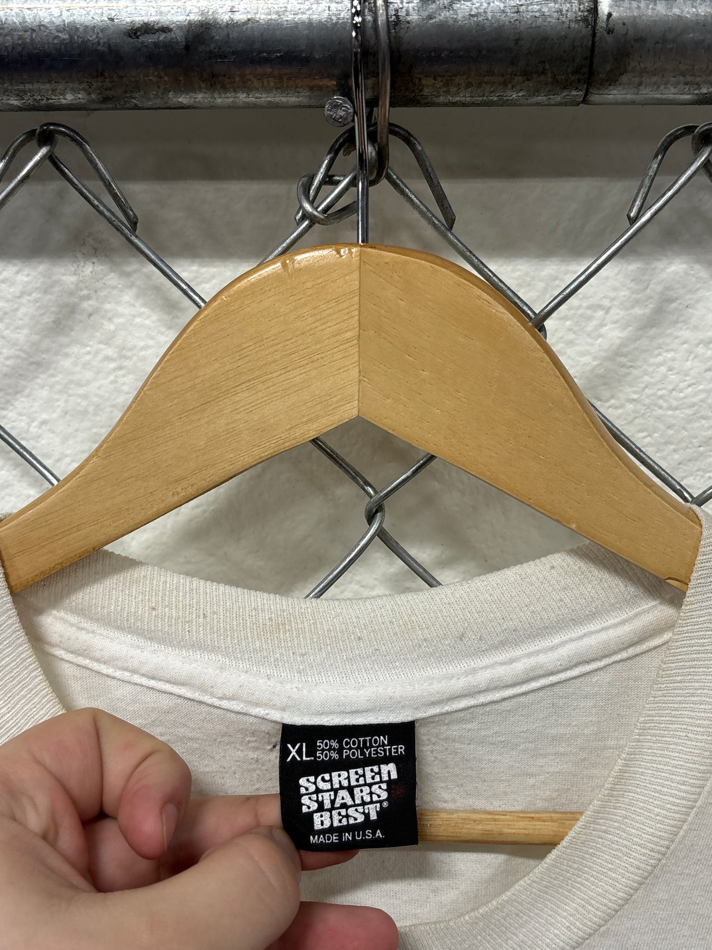 Vintage 90's Dalmatian Fire Department Cartoon Graphic Tee Size XL