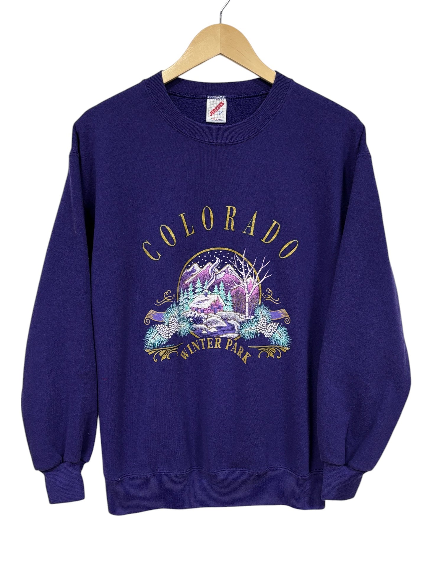 Vintage 90's Colorado Winter Park Nature Crewneck Sweater Size Large