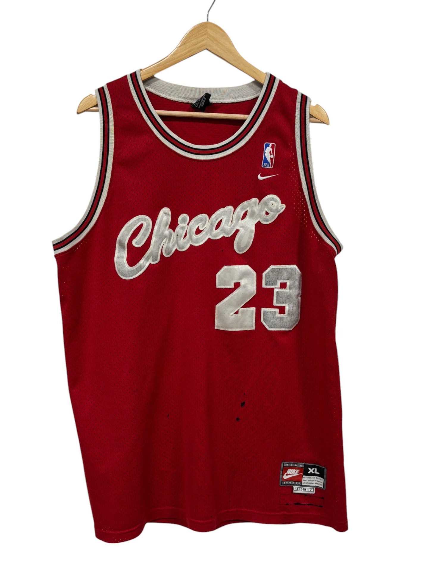 Vintage Chicago Bulls Michael Jordan Faded Nike Jersey Size XL