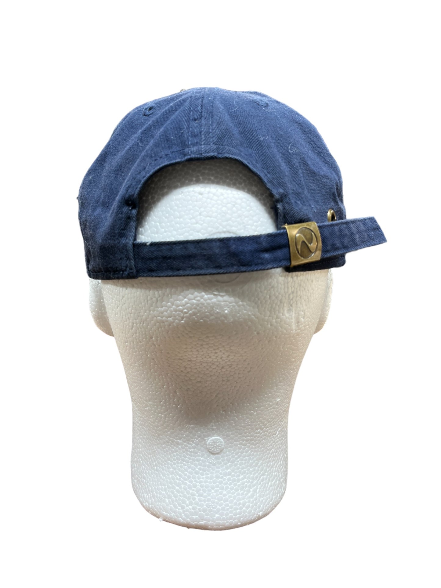 Vintage Nike Big Swoosh Navy Blue Strapback Hat