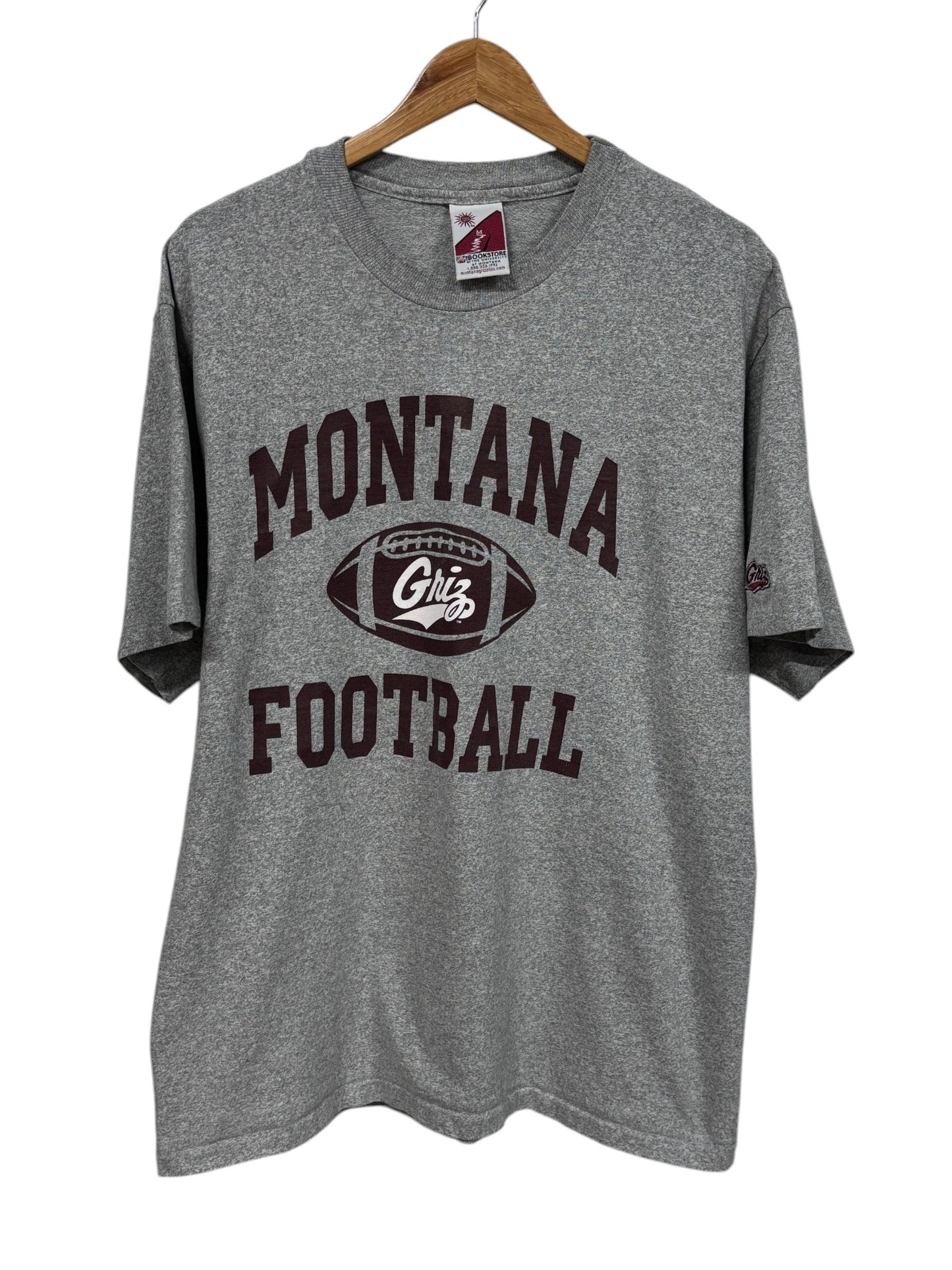 Vintage University of Montana Grizzlies Football Graphic Tee Size XL