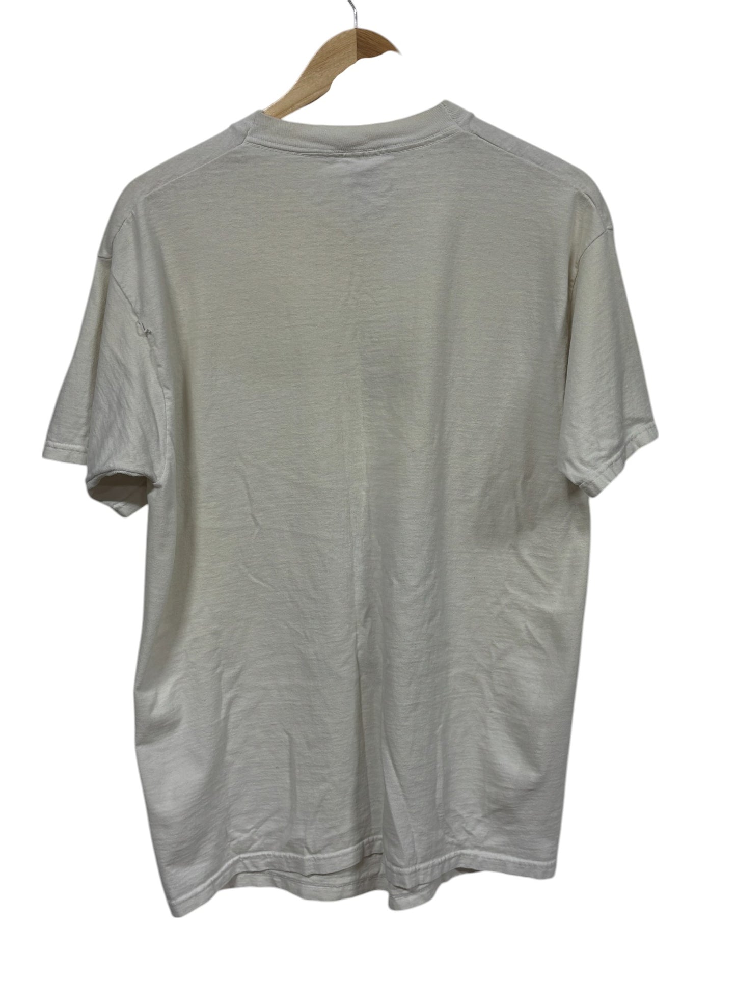 Vintage 1997 Rocky Mountain College Find Yourself Tee Size Large