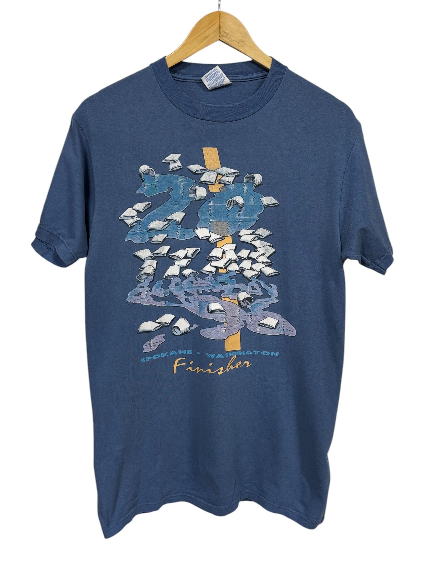 Vintage Spokane Washington Bloomsday Marathon Finisher Size Large