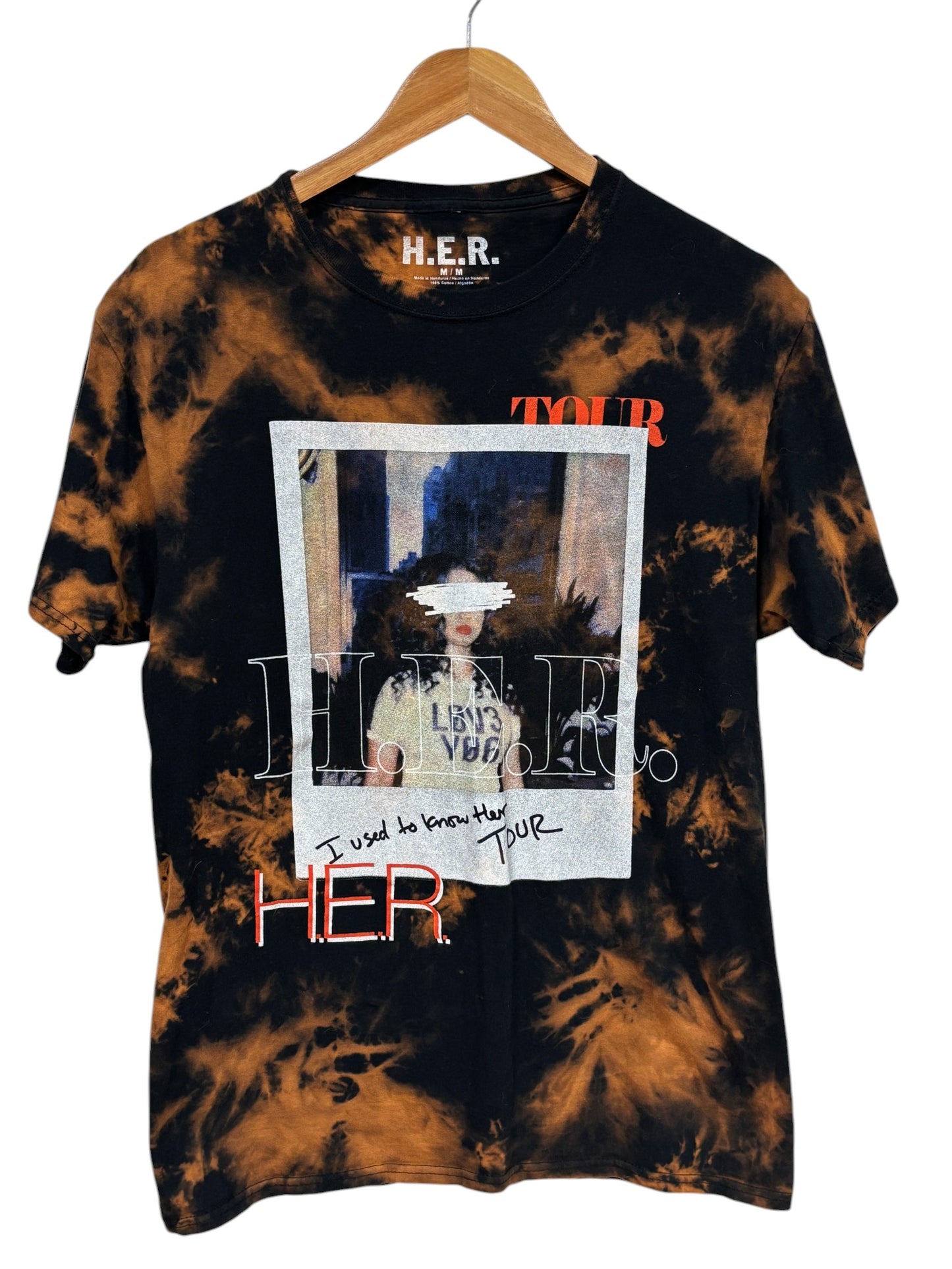 H.E.R I Used to Know Her Concert Tour Tee Size Medium