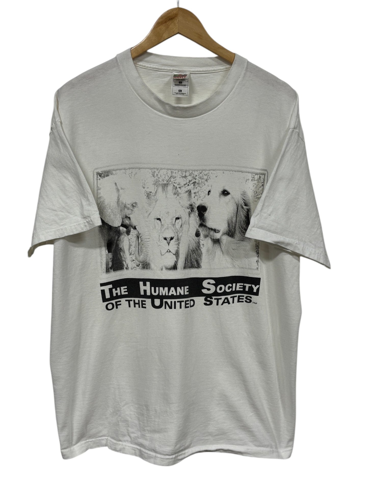 Vintage 90's The Humane Society of the United States Graphic Tee Size XL