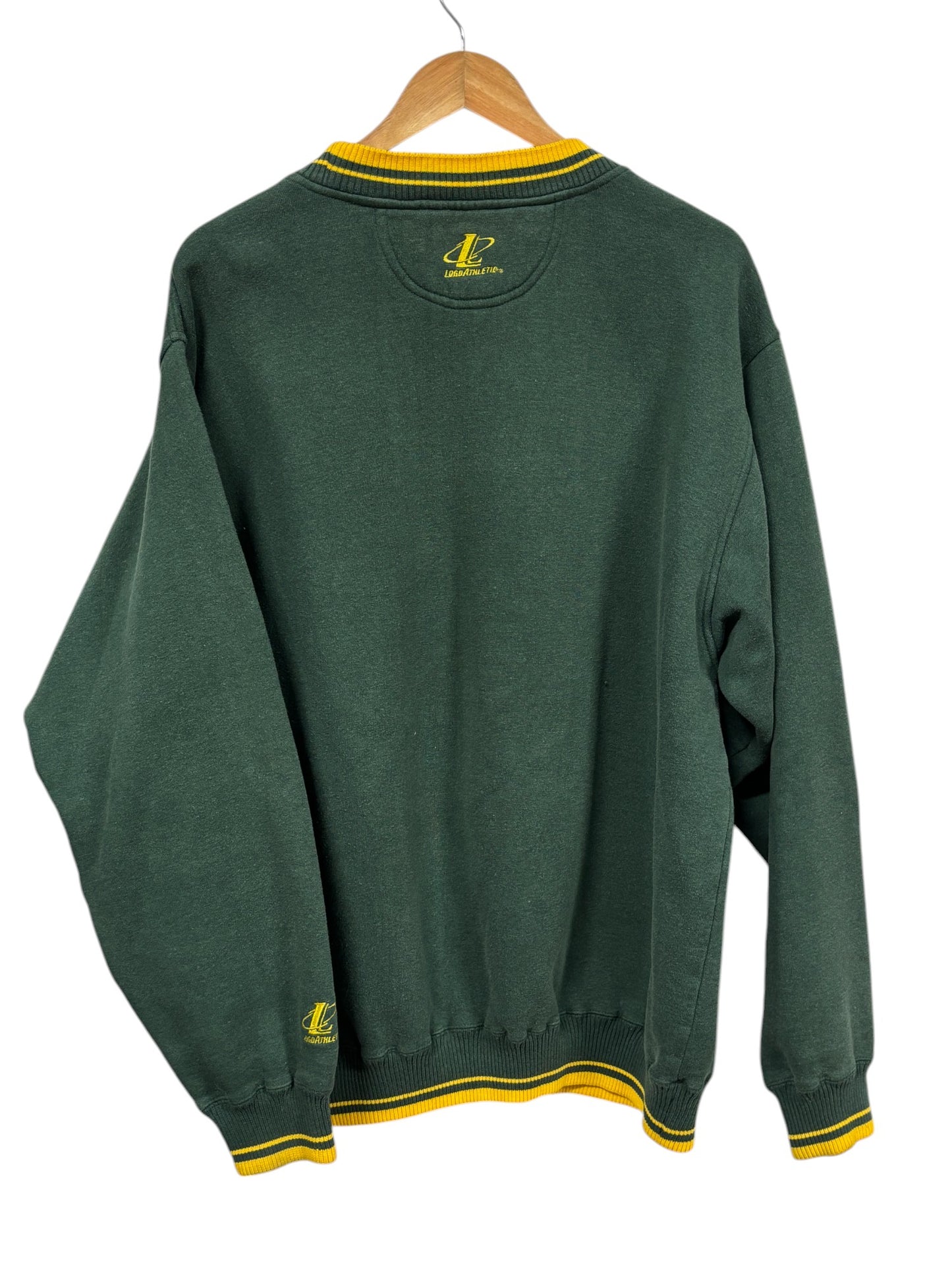 Vintage 90's Logo Athletic Green Bay Packers NFL Logo Sweater Size XL