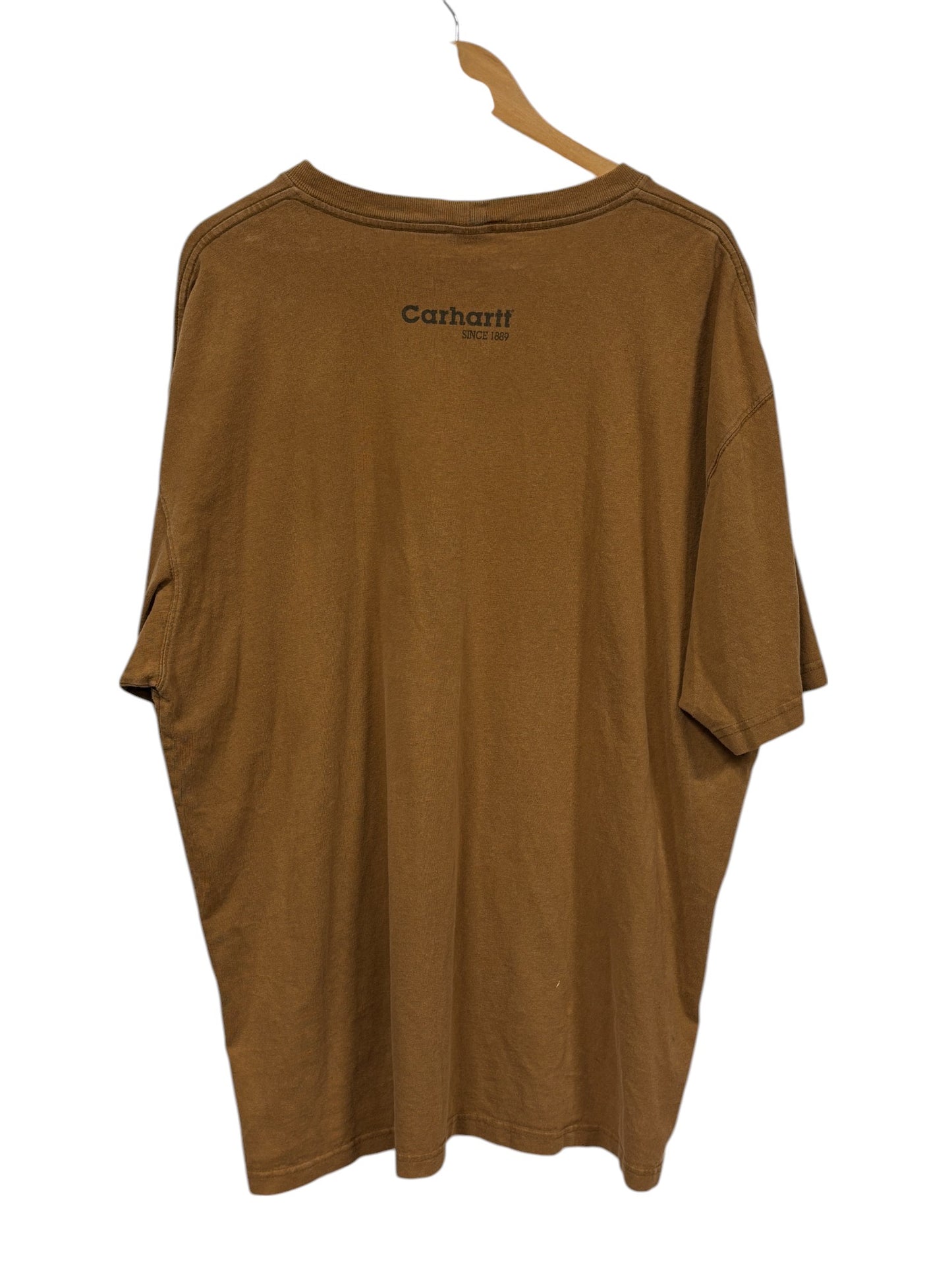 Vintage 00's Carhartt Hard Work Since 1889 Graphic Tee Size XL