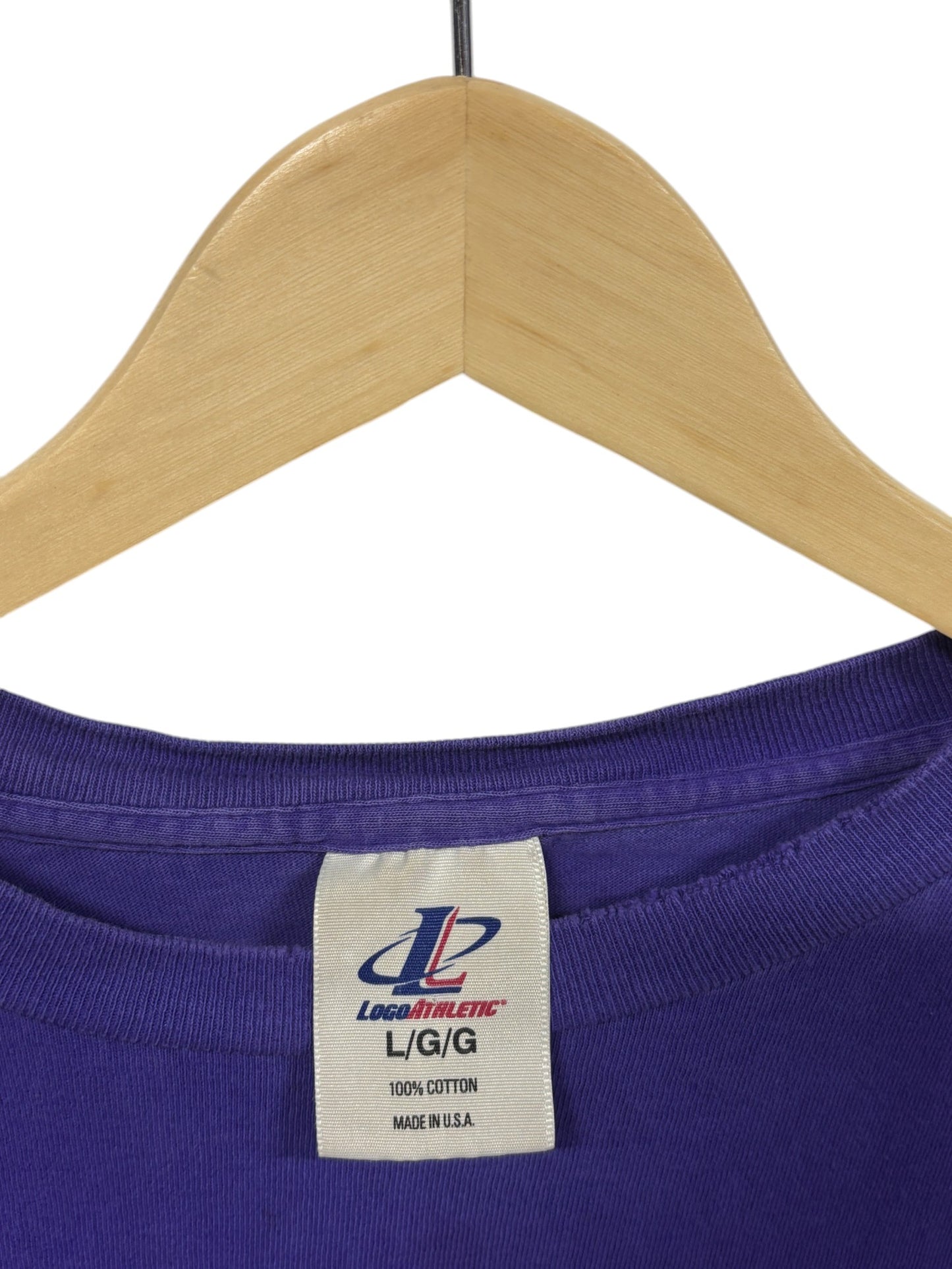 Vintage 90's Logo Athletic Minnesota Vikings Long Sleeve Shirt Size Large