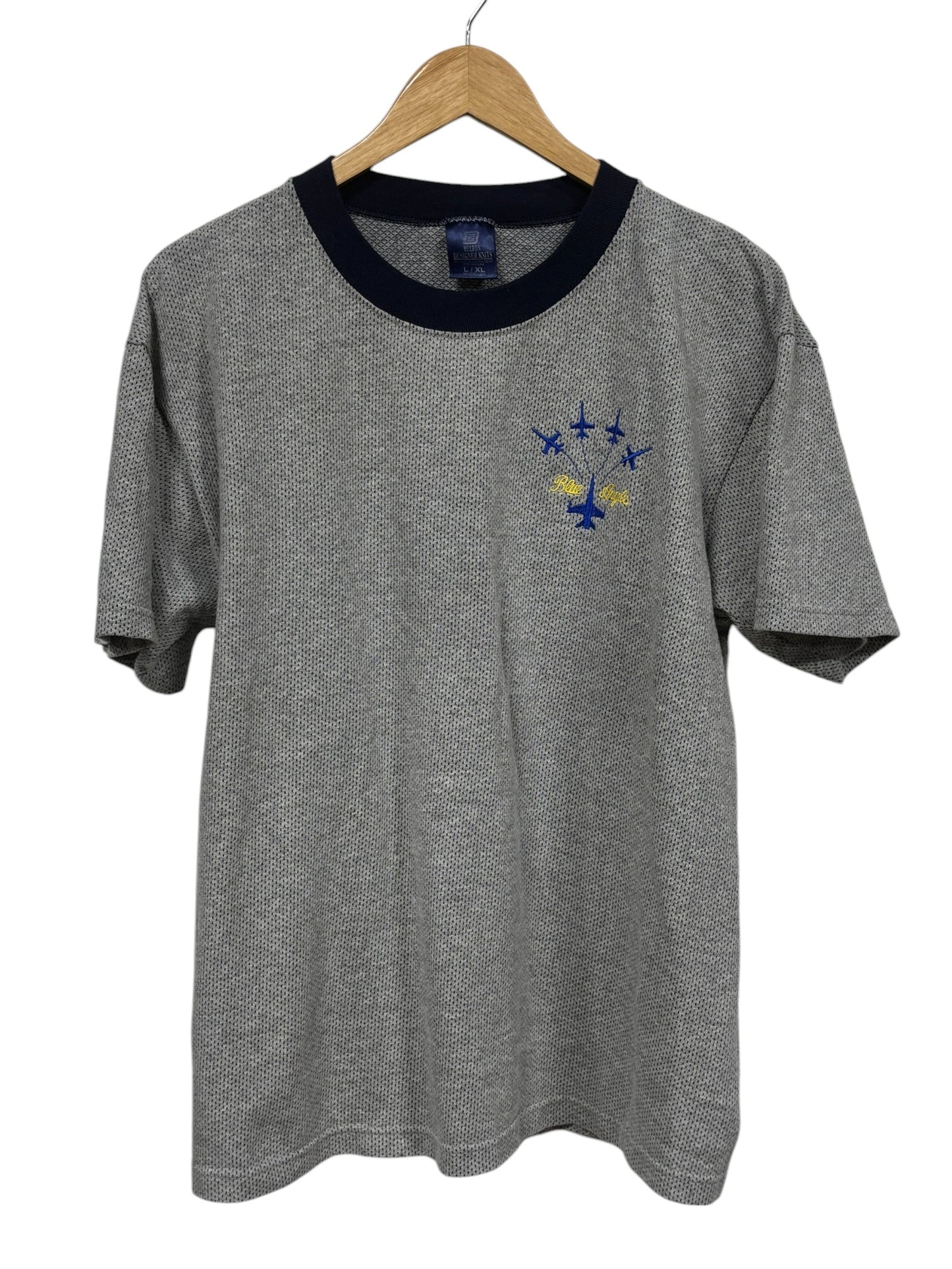 Vintage 90's Blue Angels Fighter Jets Graphic Tee Size L/XL