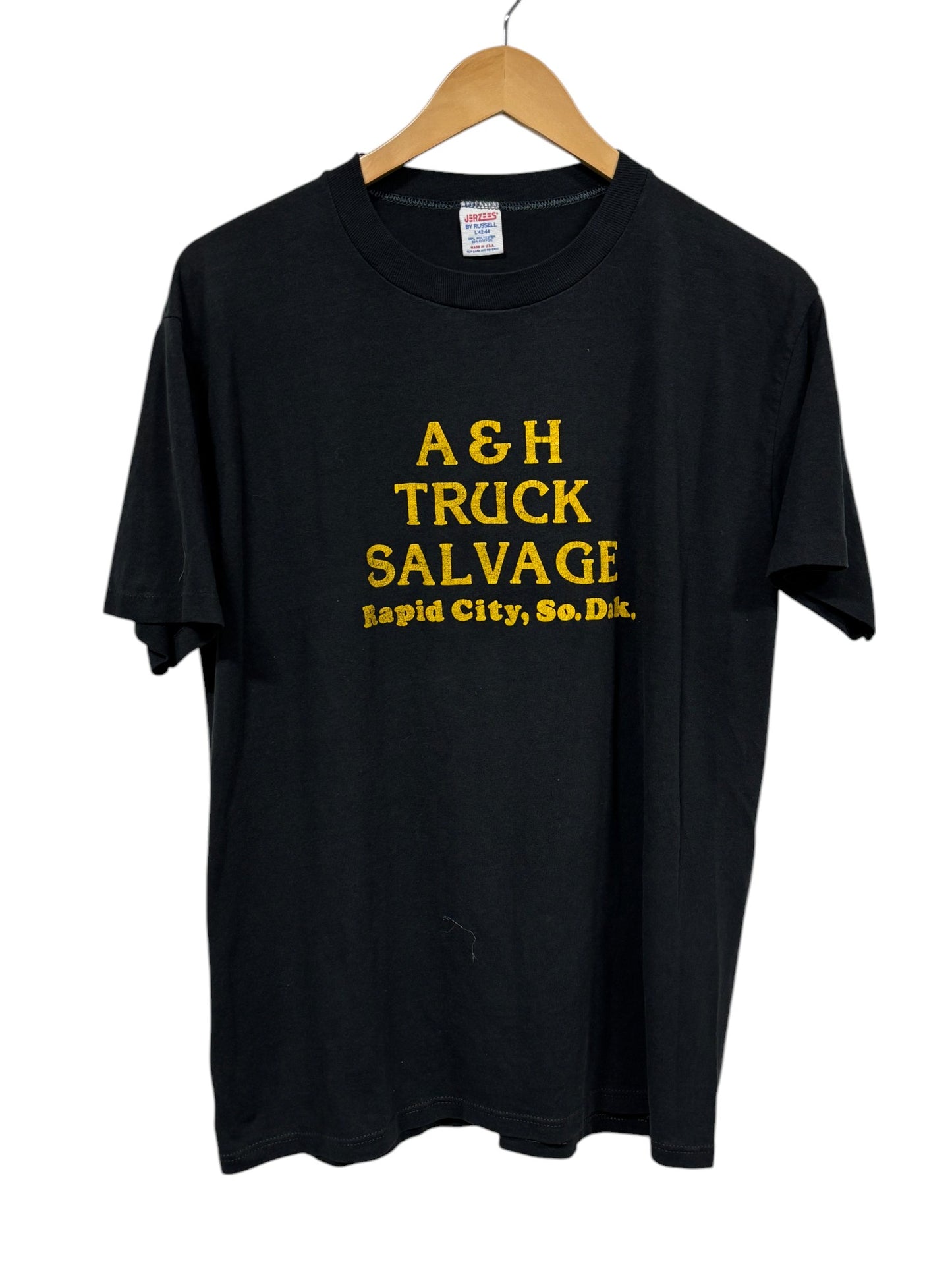 Vintage 80's Truck Salvage Rapid City South Dakota Tee Size Large