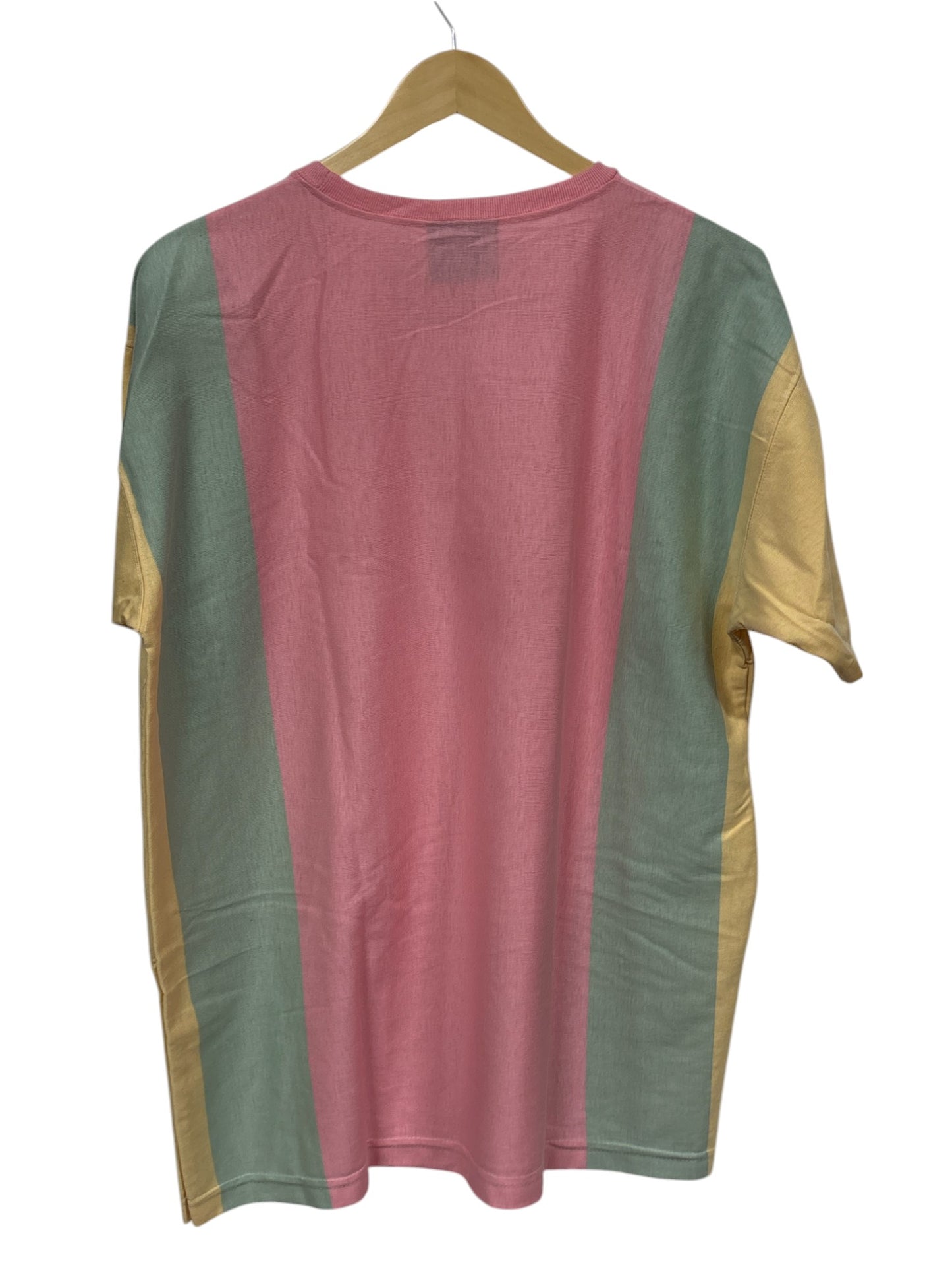 Vintage 90's 955 Originals Colorblock Pastel Striped Tee Size Large
