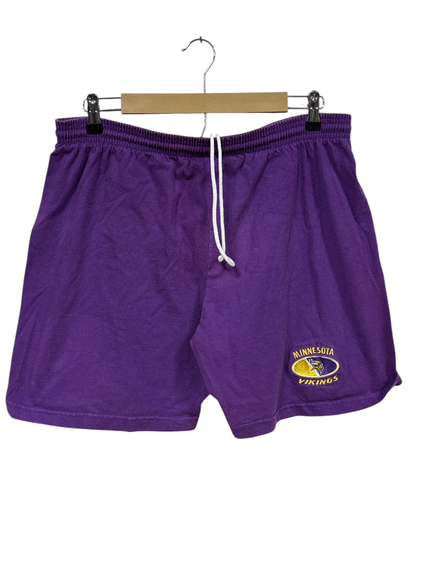Vintage Minnesota Vikings Purple Sweat Shorts Size XL (36-38)