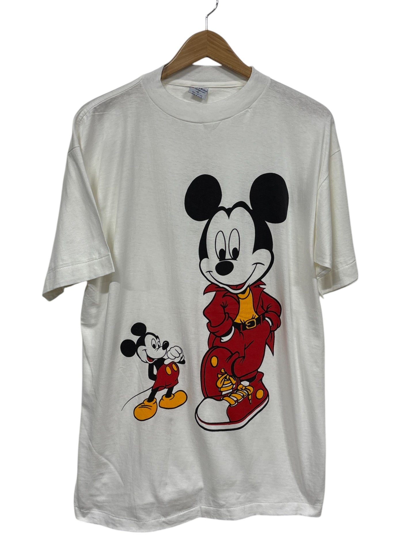 Vintage 90's Disney Mickey Mouse Cartoon Graphic Tee Size XXL