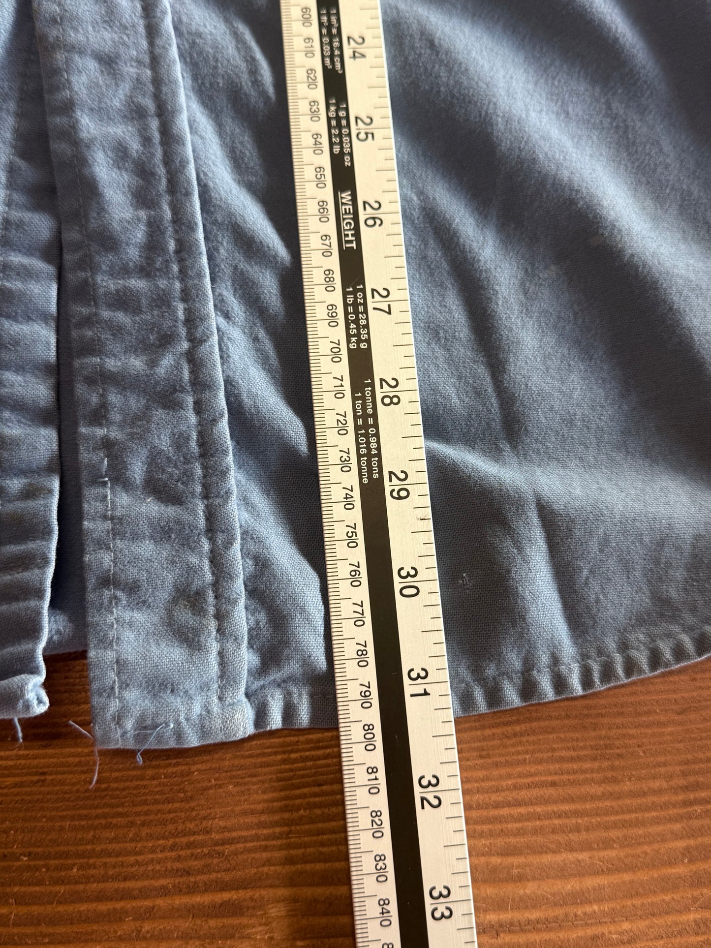 Vintage 90's Five Brother Blue Button Up Long Sleeve Shirt Size XL