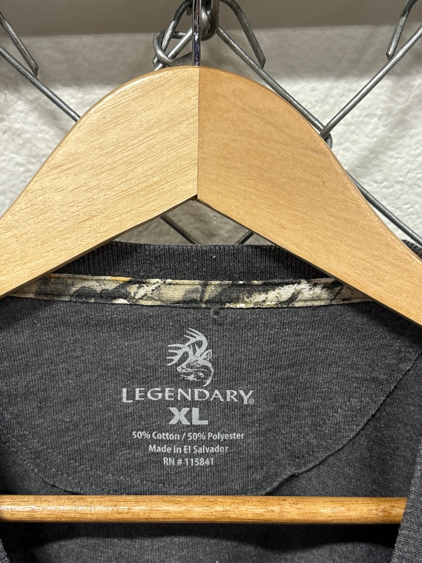 Vintage Y2K Elk Big Print Long Sleeve Shirt Size XL