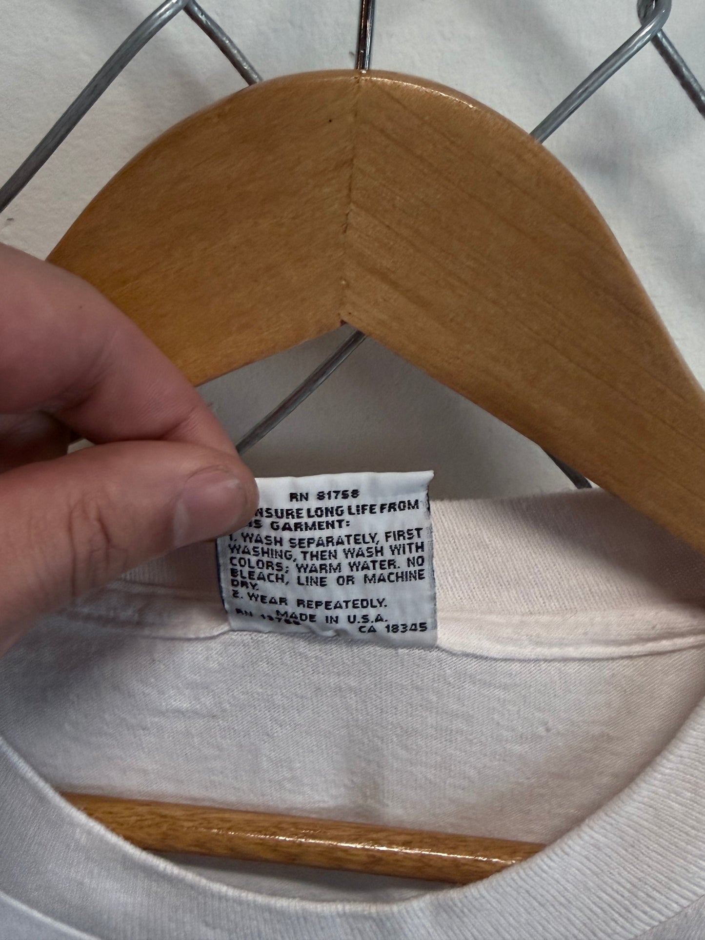 Vintage 90's Liquid Blue Grateful Dead Bus Tie Dye Graphic Band Tee Size XL