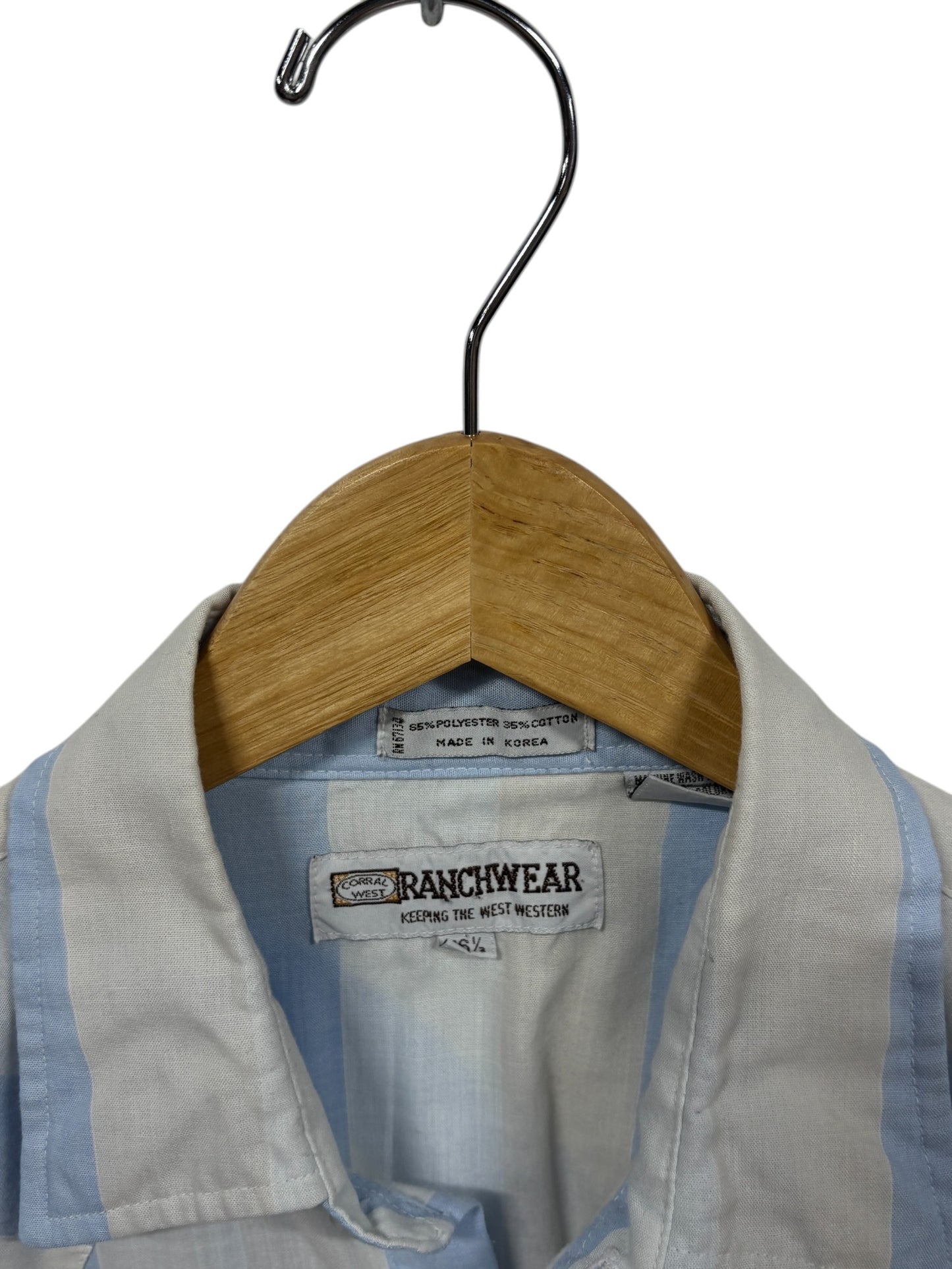 Vintage Corral West Pearl Snap Button Up Short Sleeve Western Shirt Size Large