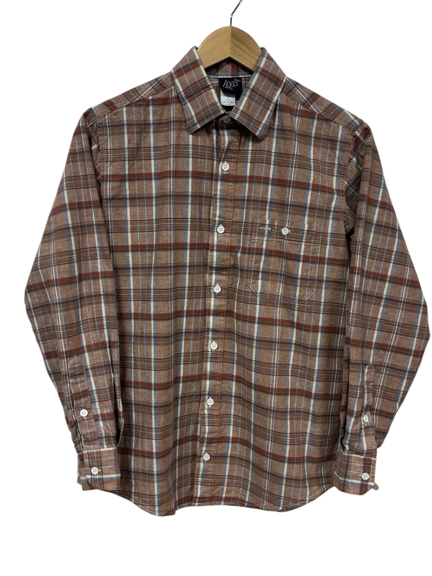 Vintage 70's Levi's Made in USA Button Up Western Shirt Size Medium