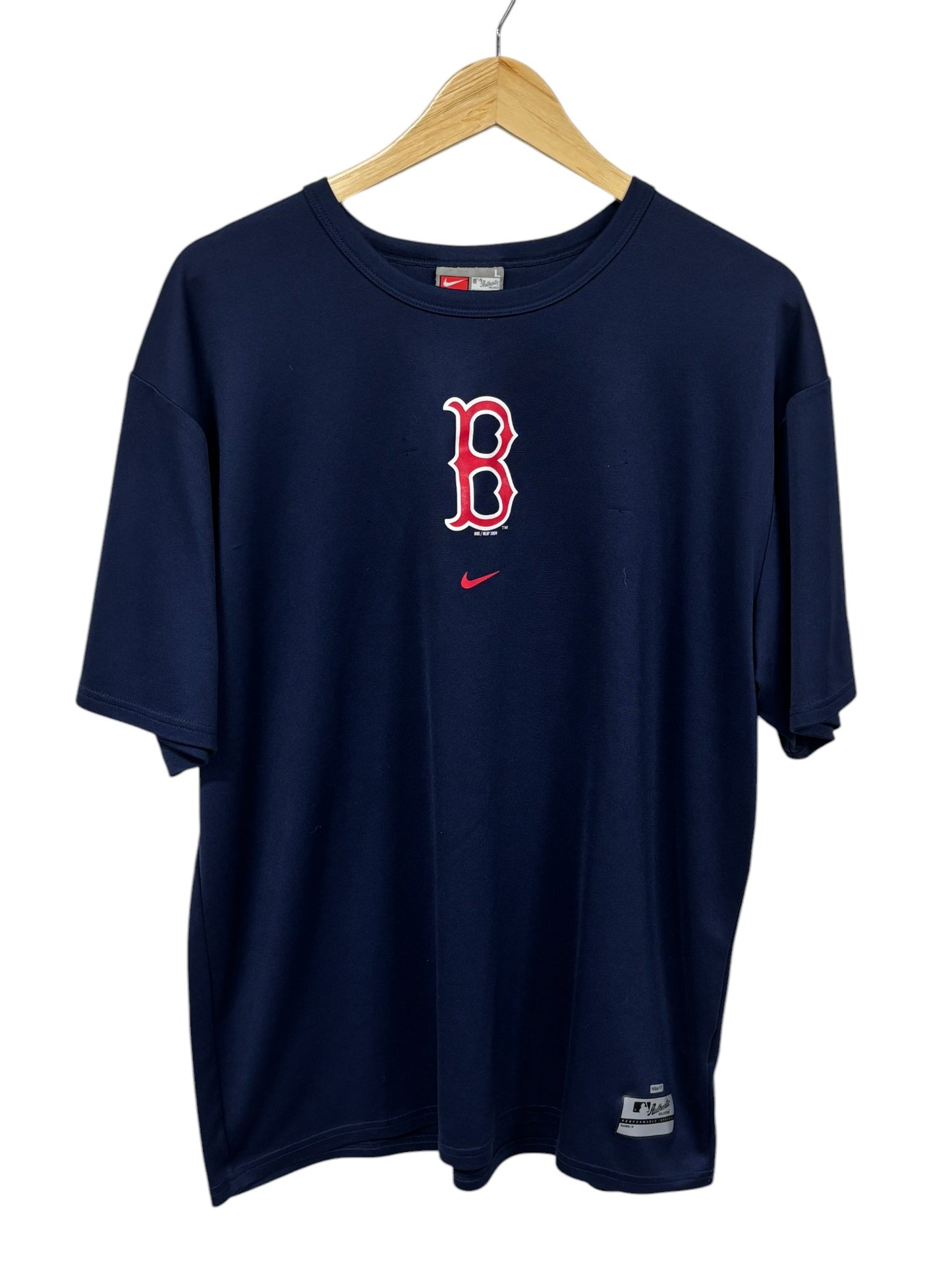 Vintage 00's Nike Boston Red Sox Baseball Logo Graphic Tee Size Large