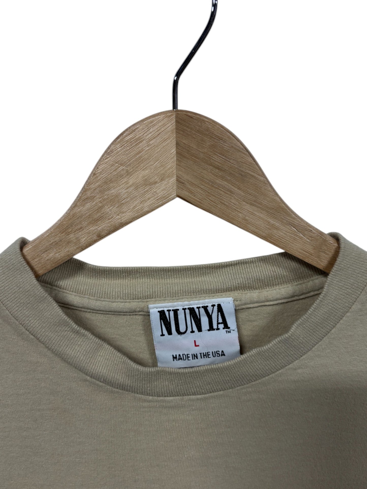 Vintage 90's Nunya Get Over It Embroidered Tee Size Large