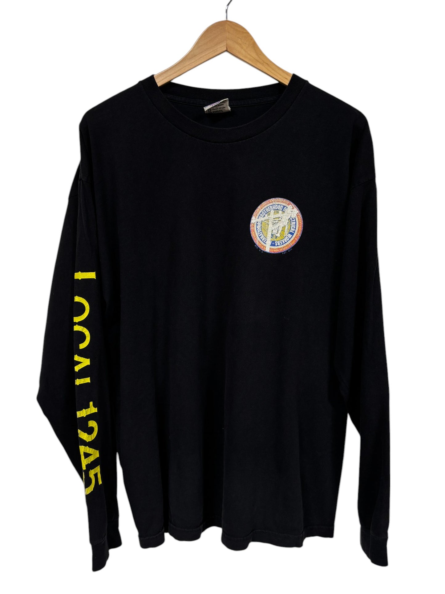 Vintage 90's Knights Light Teamsters Union Long Sleeve Shirt Size XL