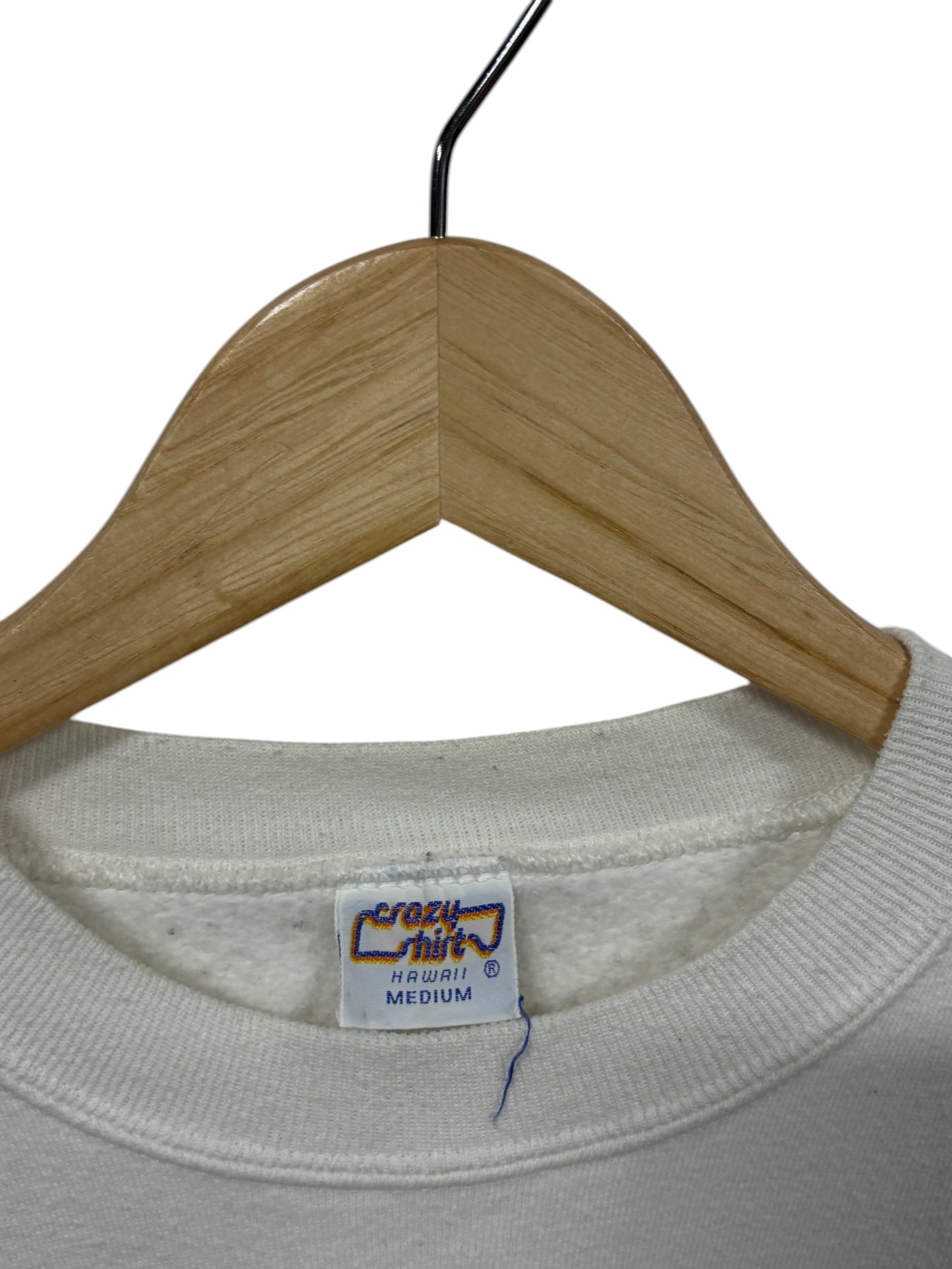 Vintage 90's Long Beach California Sailing Crewneck Sweater Size Medium