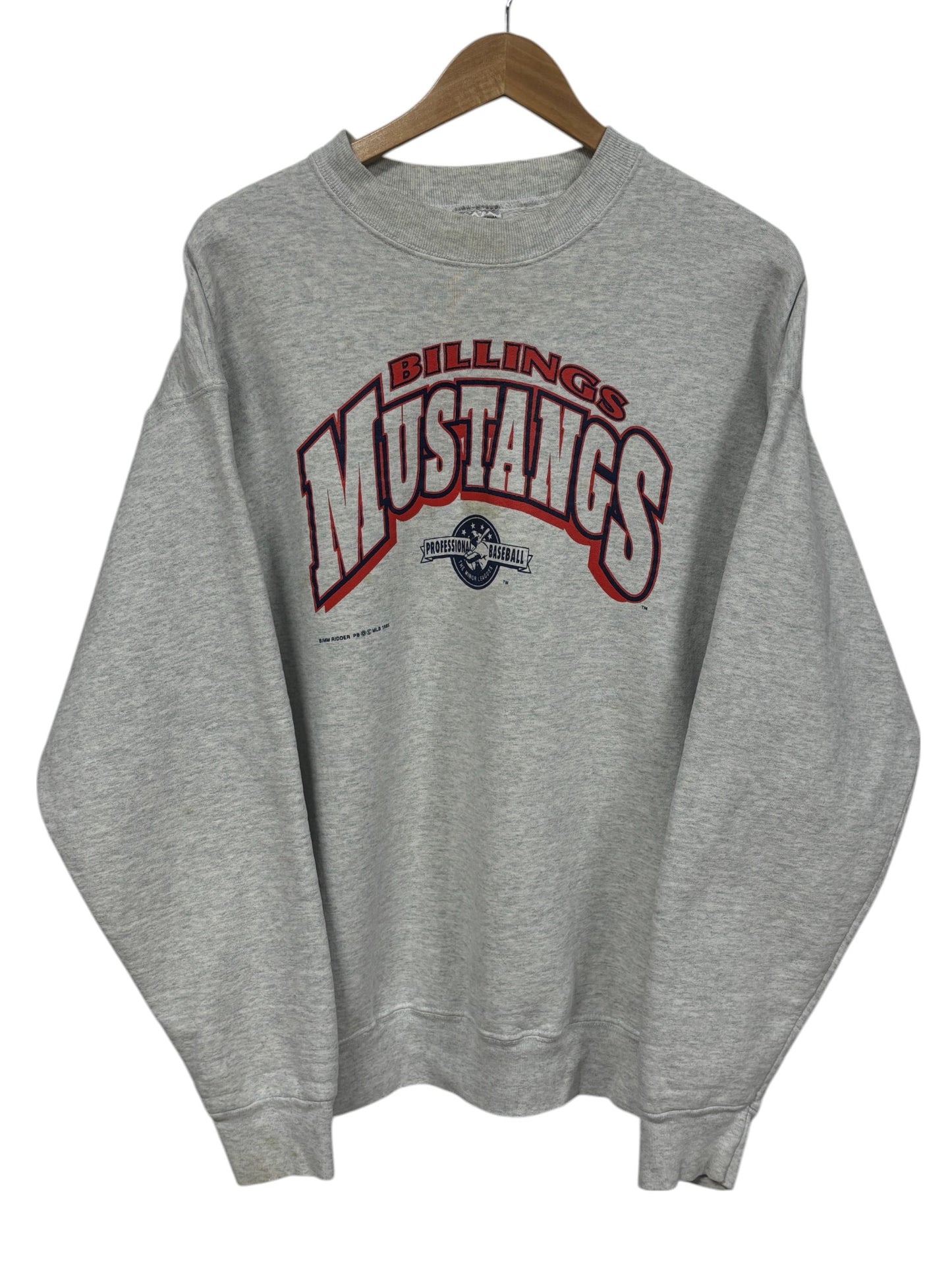 Vintage 90's Billings Mustangs Minor League Baseball Sweater Size XL