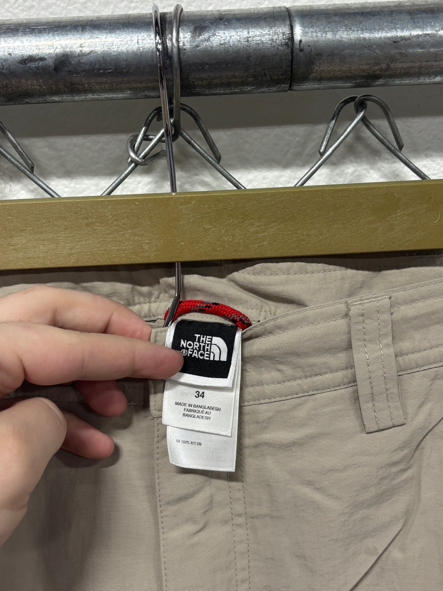 The North Face Light Brown Hiking Pants Size 34