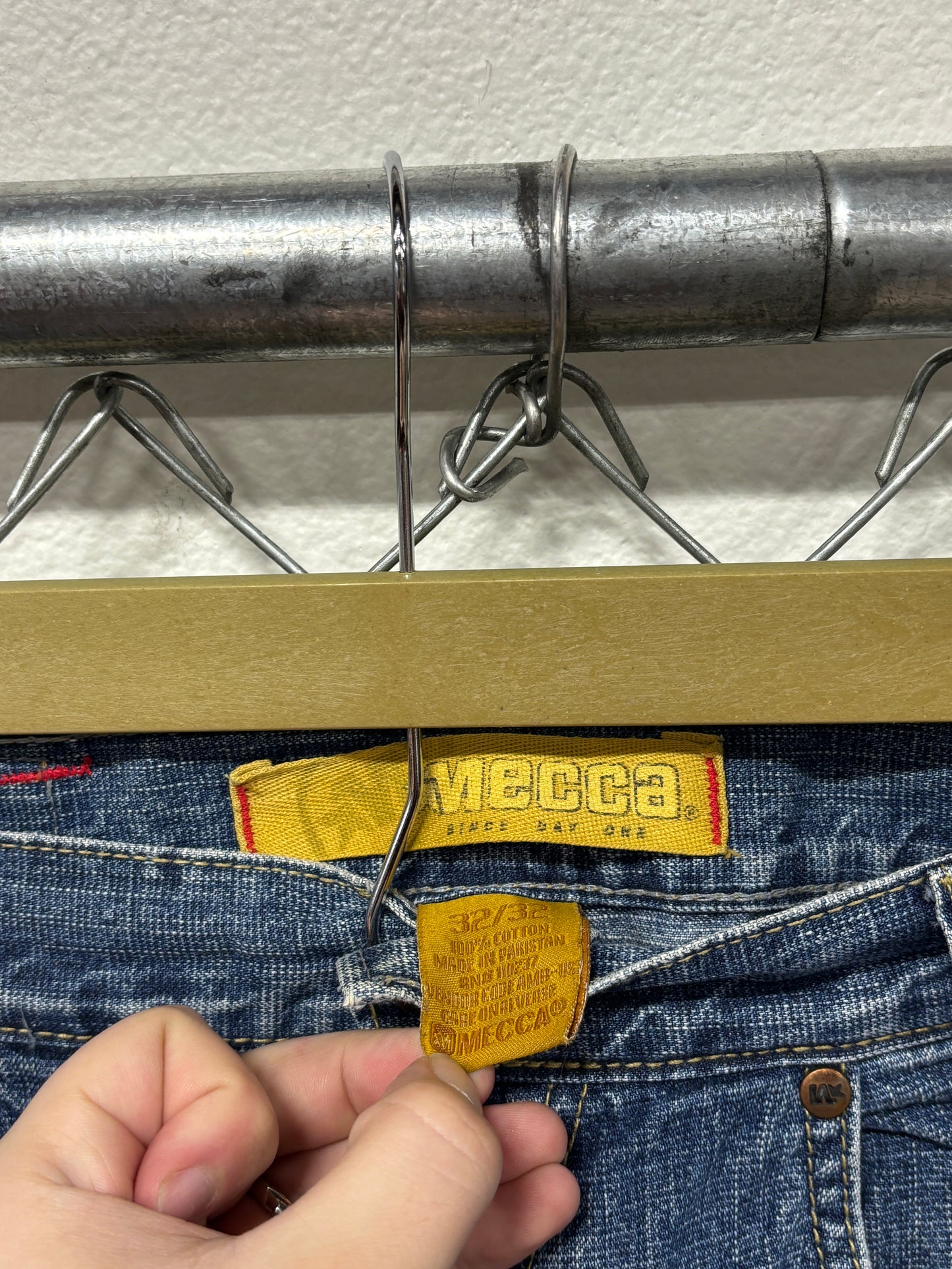 Vintage Y2K Mecca Baggy Denim Jeans Size 32x32