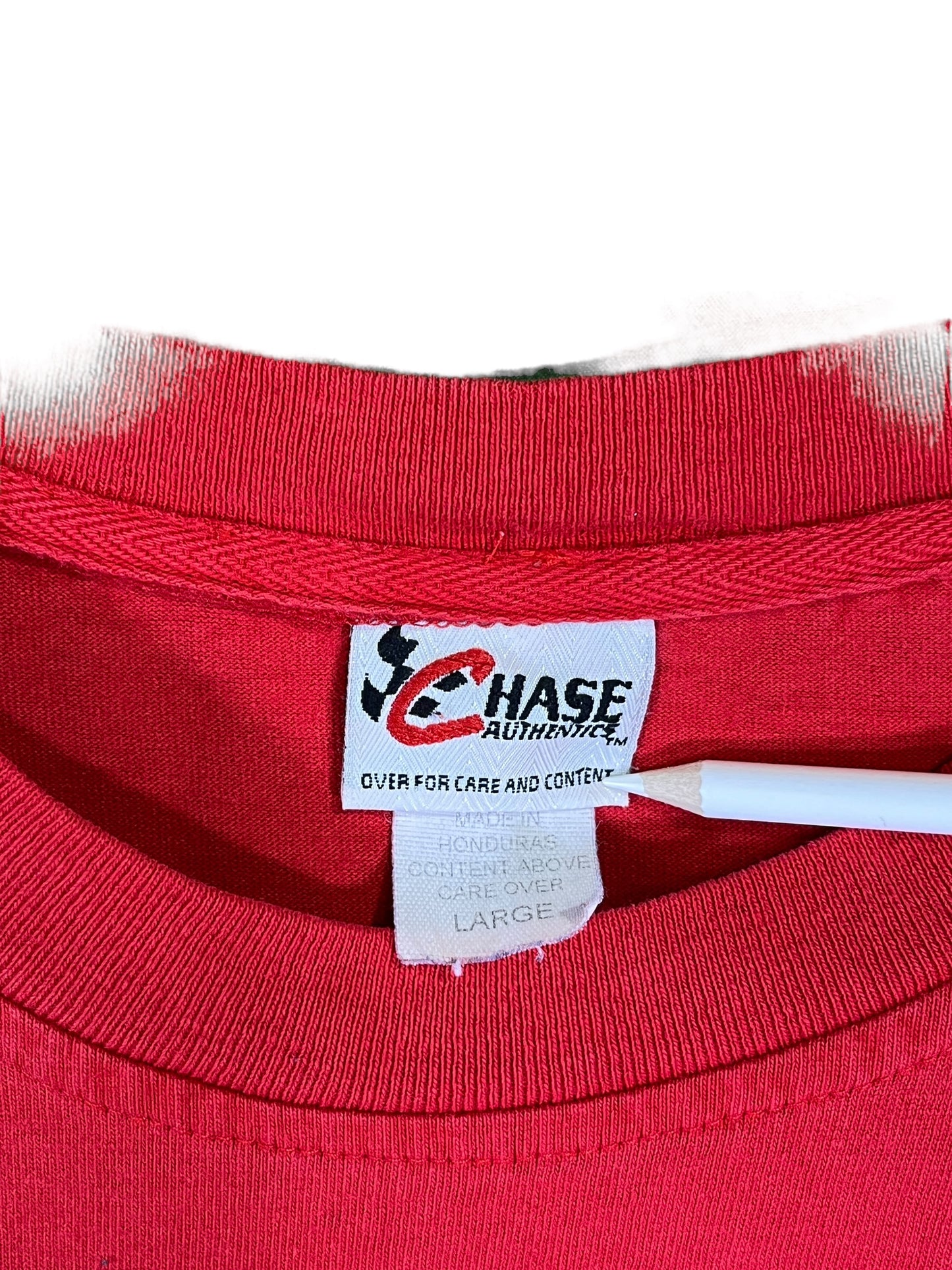 Vintage Chase Authentics Dale Earnhardt Jr. NASCAR Racing Tee Size Large