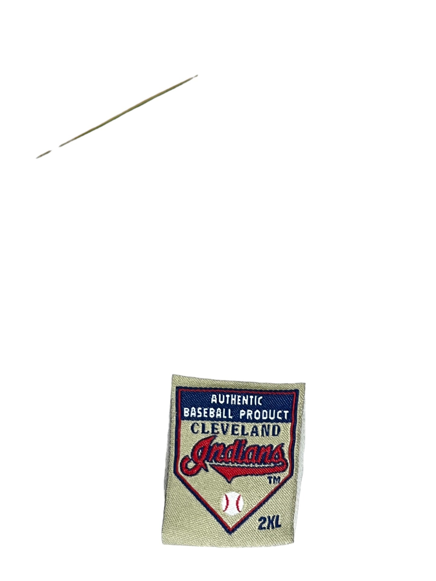 Vintage 00's Cleveland Indians Embroidered MLB Logo Graphic Tee Size XXL