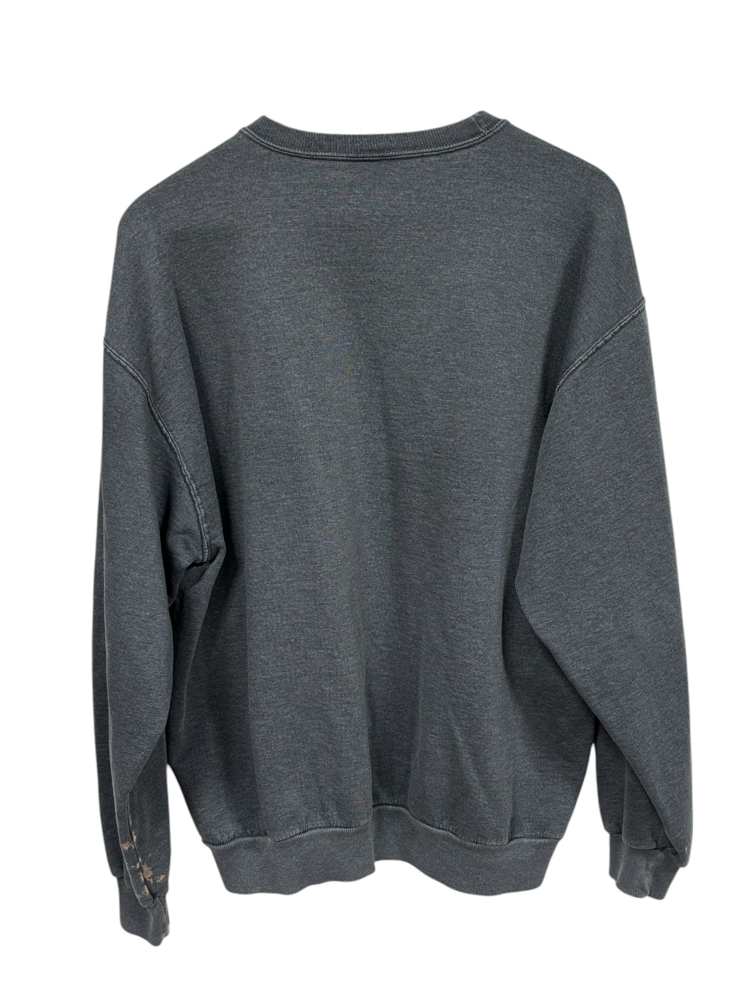 Vintage 90's Jerzees Premium Fit Grey Blank Crewneck Sweater Size XL