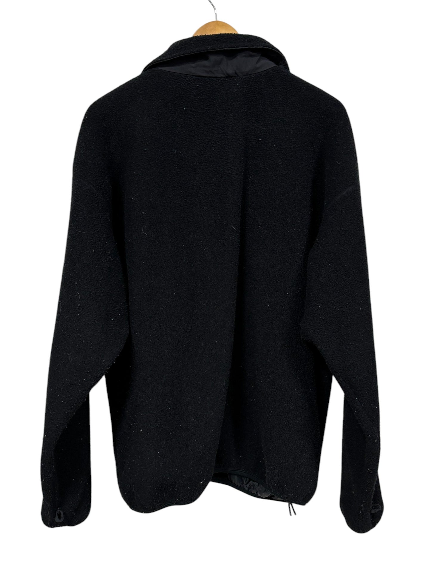 Vintage Columbia Black Zip Up Fleece Jacket Size XL