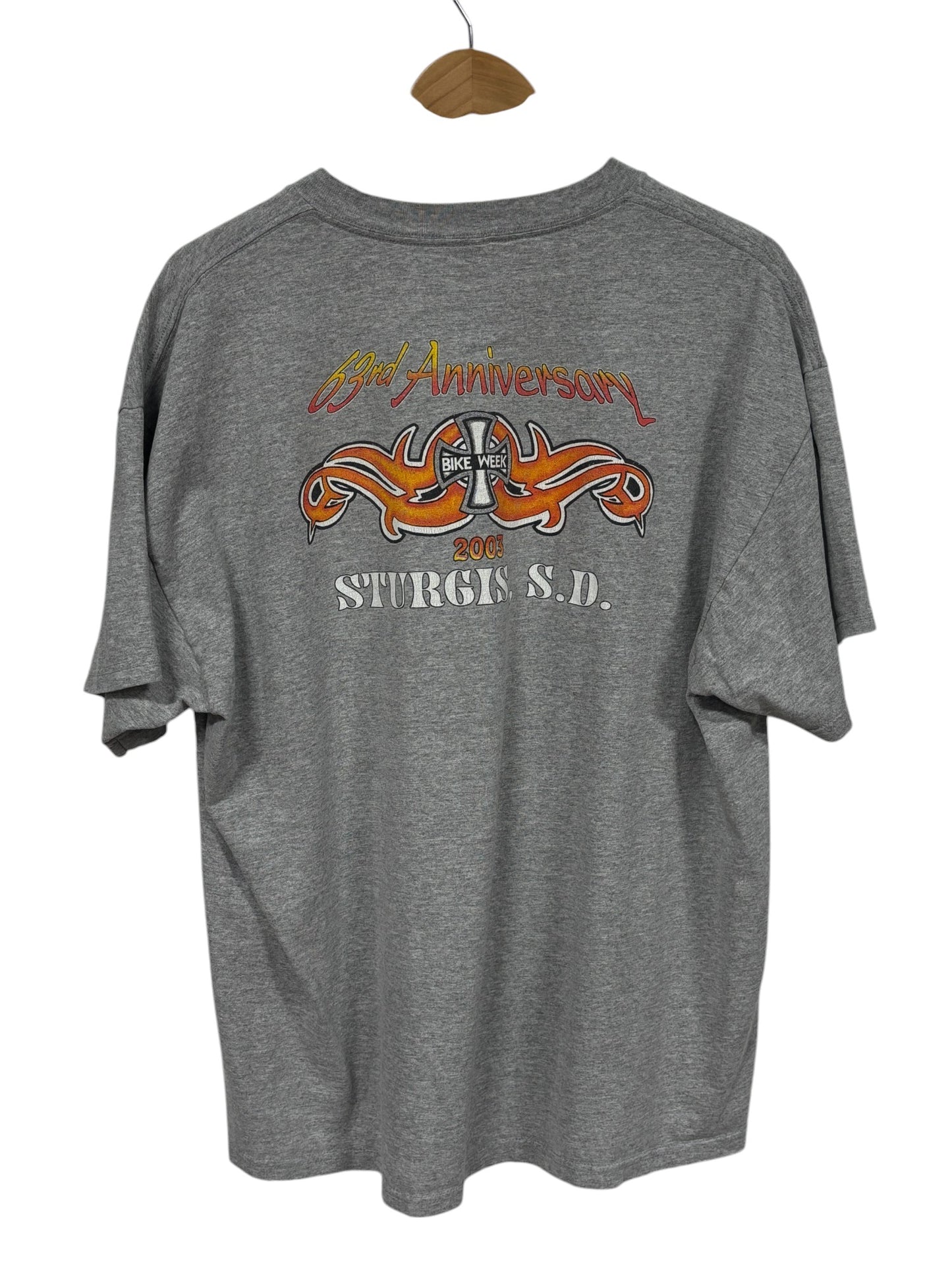 Vintage 00's Sturgis Biker Rally Graphic Tee Size XL