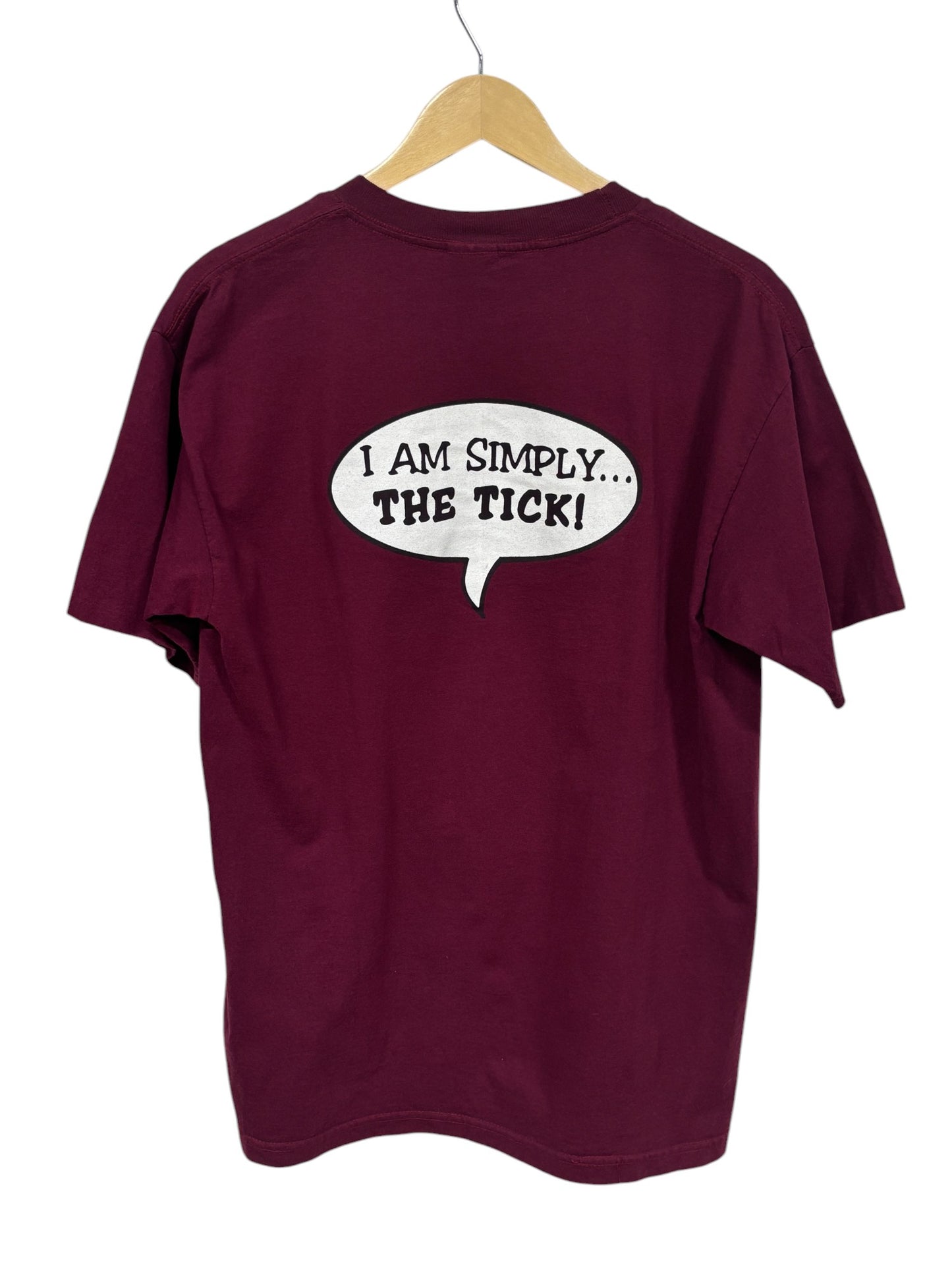 Vintage 90's The Tick I Am Simply Cartoon Graphic Tee Size Large