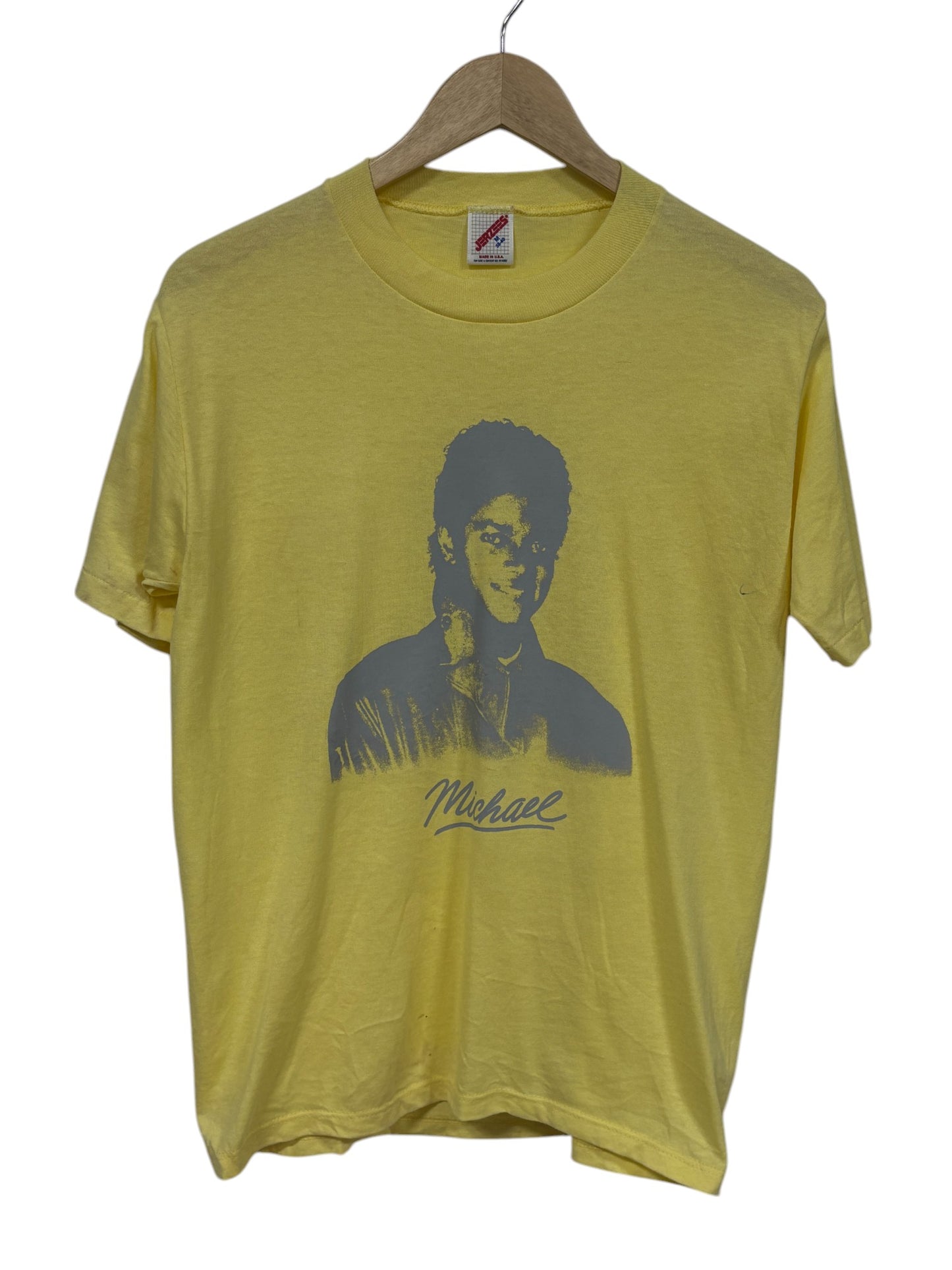 Vintage 90's Michael Jackson Portrait Single Stitch Tee Size Medium