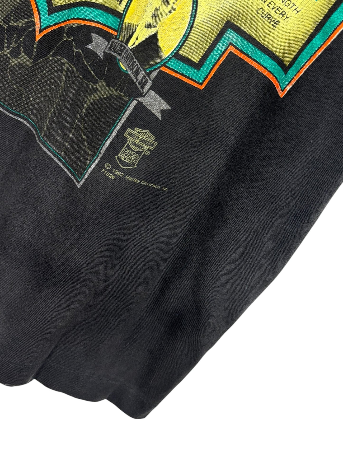 Vintage 1992 Harley Davidson American Legend Origins Biker Tee Size Large